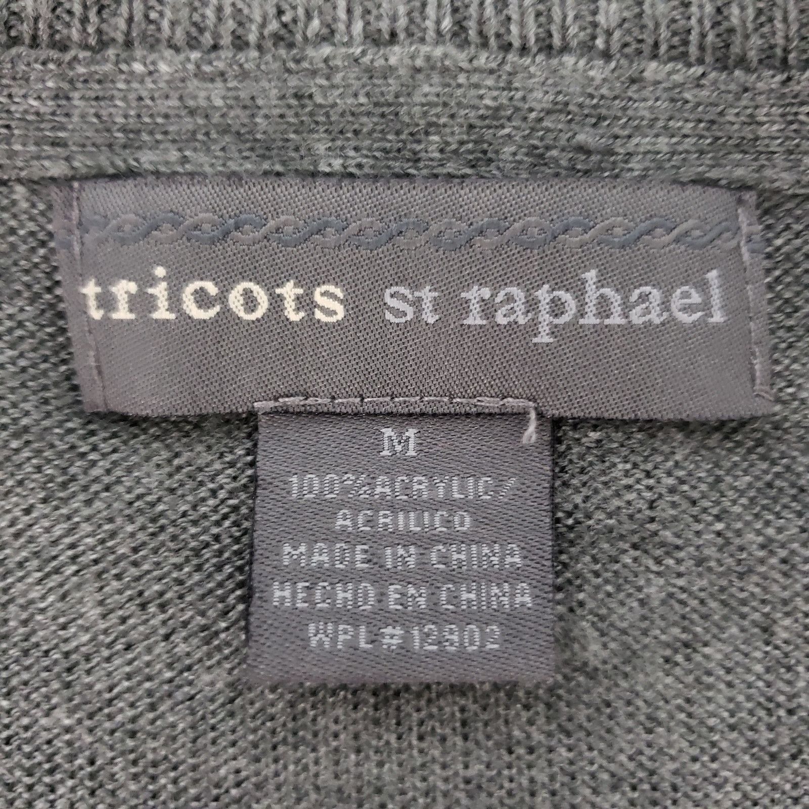 Tricots St. Raphael × Vintage TRICOTS ST RAPHAEL Argyle Diamond Sweater M Lightweight Knit Size US M / EU 48-50 / 2 - 11 Thumbnail