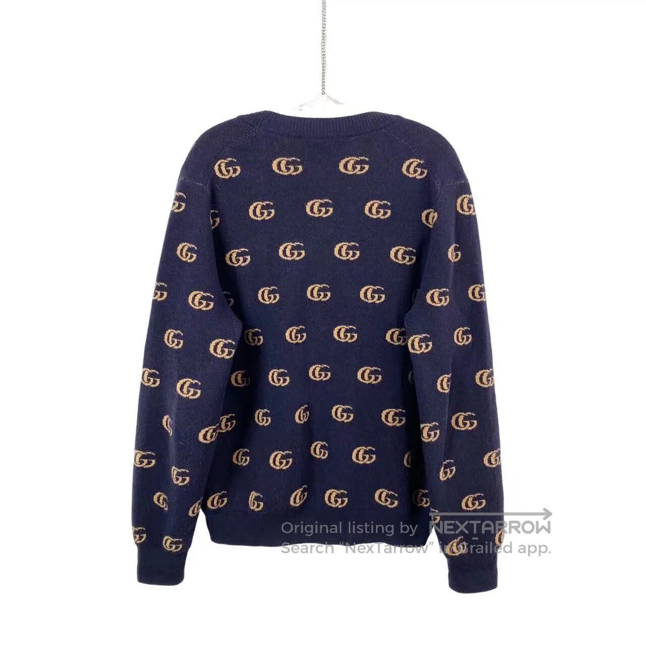 Gucci Guicci The old flower is full of printed cardigans| Size XL / US 12-14 / IT 48-50 - 2 Thumbnail