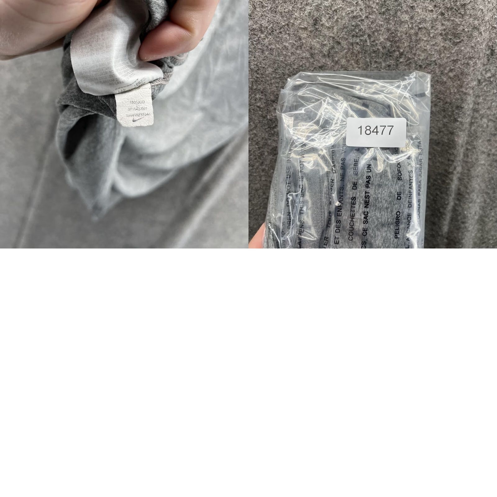 Nike VINTAGE Nike Shirt Men L Heather Gray Athletic Dri-Fit Crewneck Polyester Shirt Nike Dri-FIT Logo All Seasons Mens Size US L / EU 52-54 / 3 - 8 Thumbnail