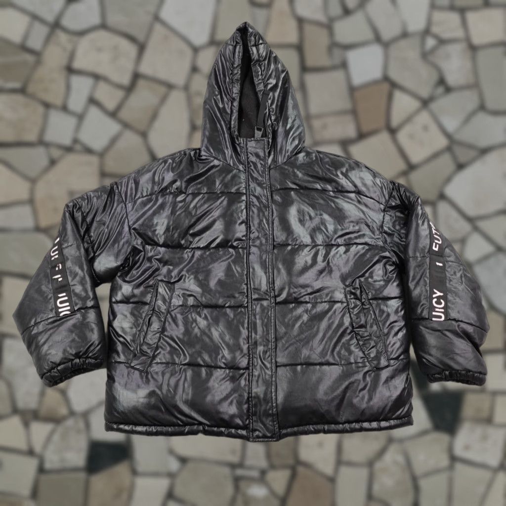 Juicy Couture Juicy Couture Jacket Womens Medium Black Label Puffer Quilted Coat Zip Up Y2K Size M / US 6-8 / IT 42-44 - 1 Thumbnail