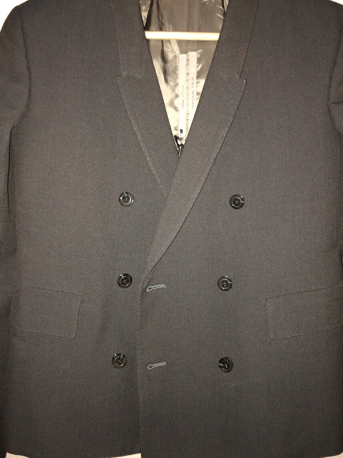 Rick Owens Rick Owens Tailored Walrus Double Breasted Blazer Size S / US 4 / IT 40 - 8 Thumbnail