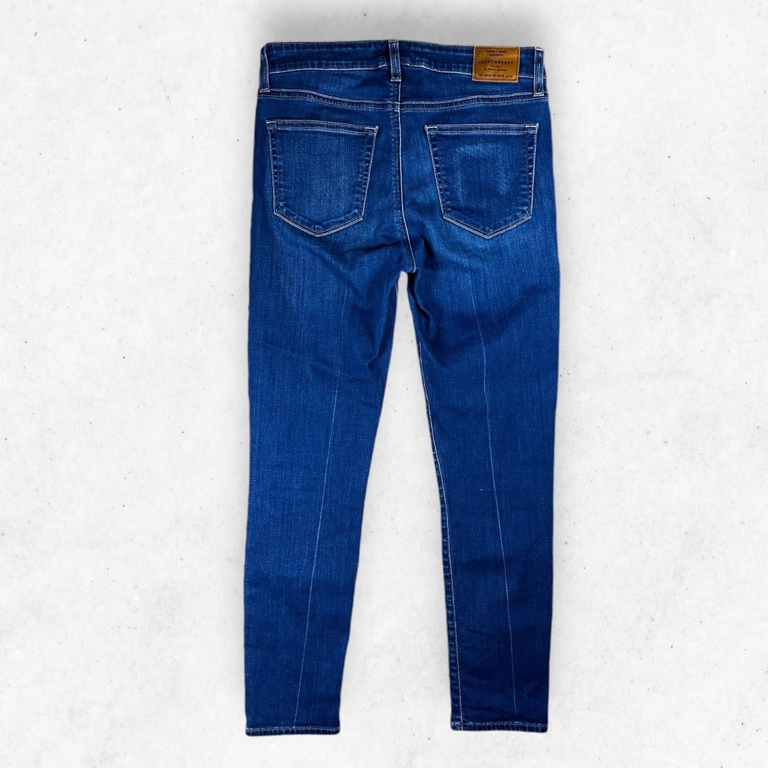 Lucky Brand Lucky Brand Hayden Skinny Women's 6/28 Ankle Blue Stretch Size 28" / US 6 / IT 42 - 2 Thumbnail