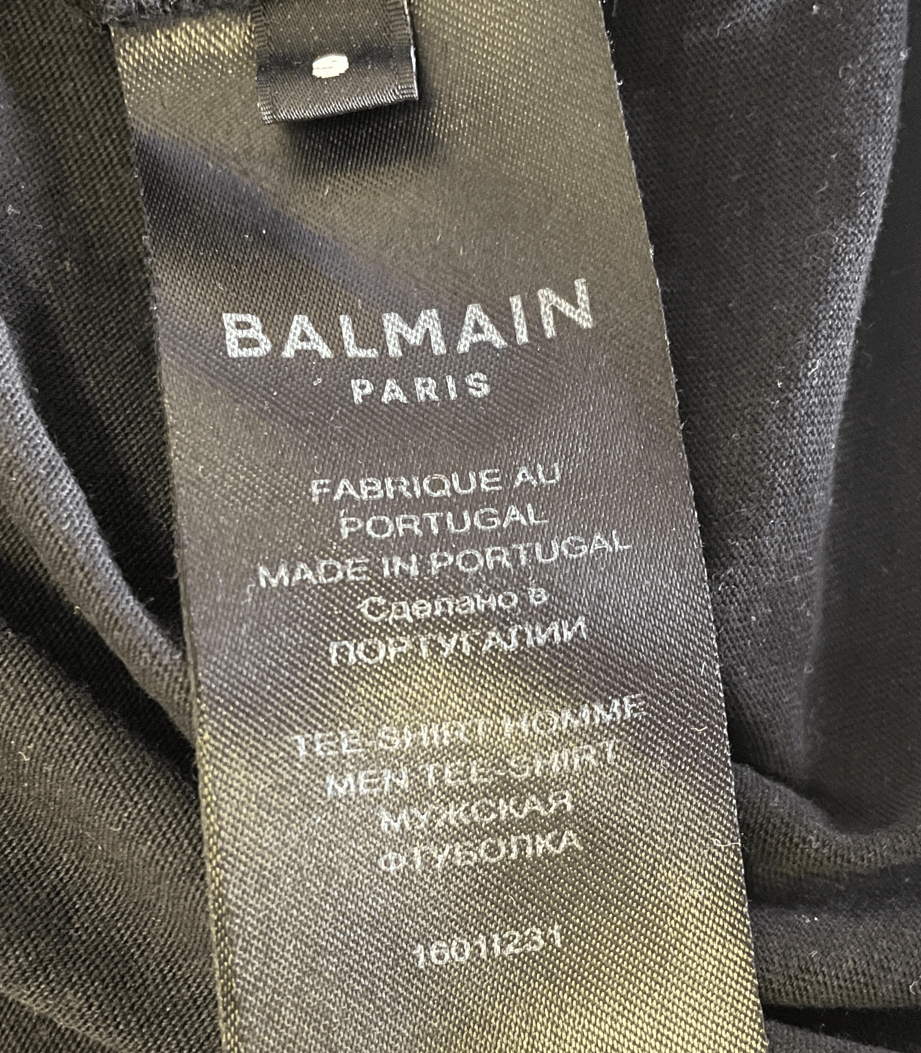 Balmain Balmain unisex T-shirt size S Size US S / EU 44-46 / 1 - 8 Thumbnail