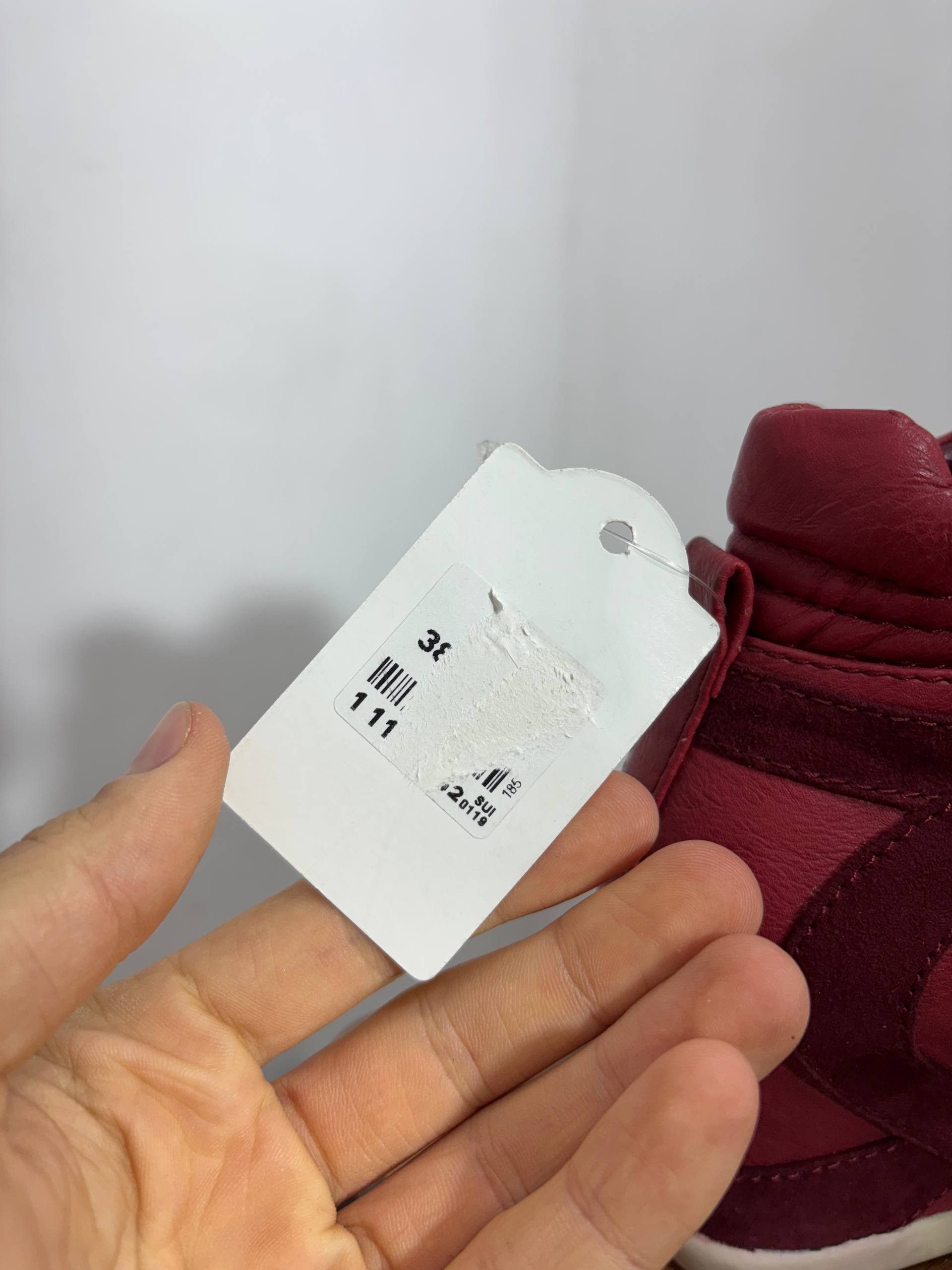 Isabel Marant Etoile Isabel Marant Etoile style Leather Hi-Top Sneakers Shoes Size US 8 / IT 38 - 13 Thumbnail