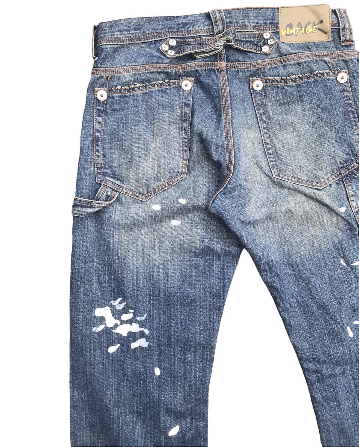 If Six Was Nine Back Vintage Distressed Denim Size US 32 / EU 48 - 8 Thumbnail