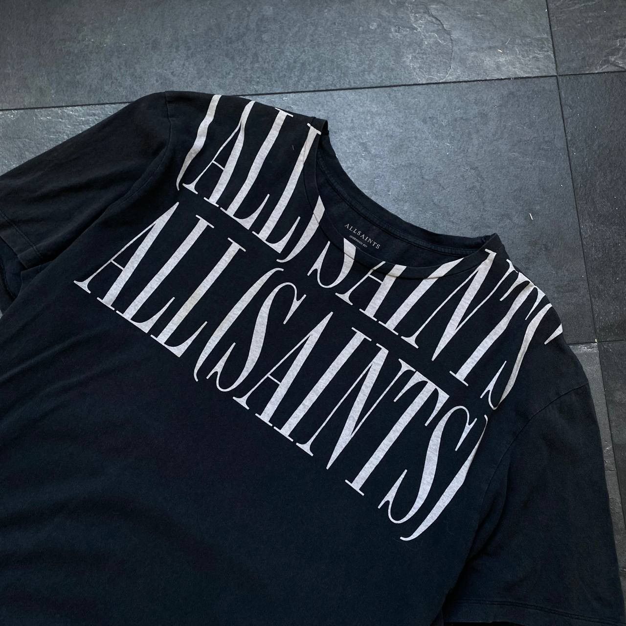 Allsaints × Vintage Vintage allsaints big logo oversize fit tee shirts Size US M / EU 48-50 / 2 - 2 Thumbnail