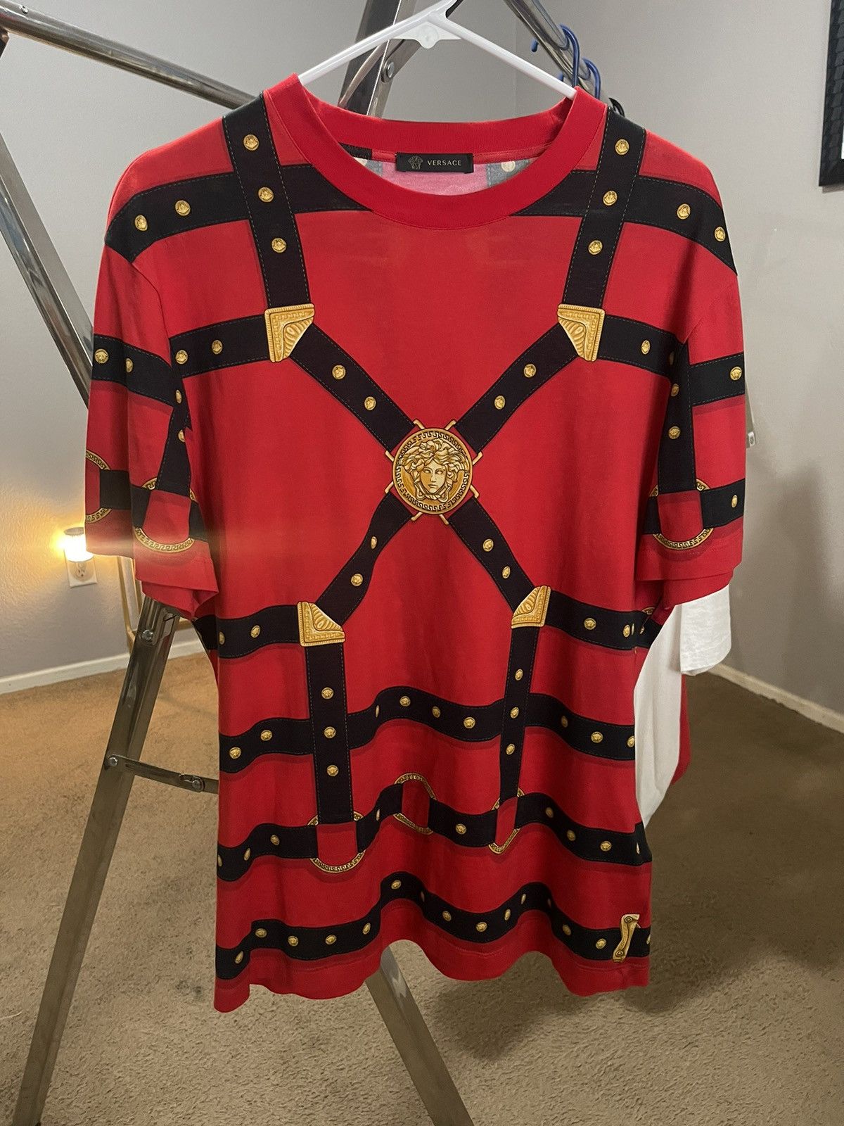 Versace Versace Harness Medusa TShirt Size US XL / EU 56 / 4 - 3 Thumbnail