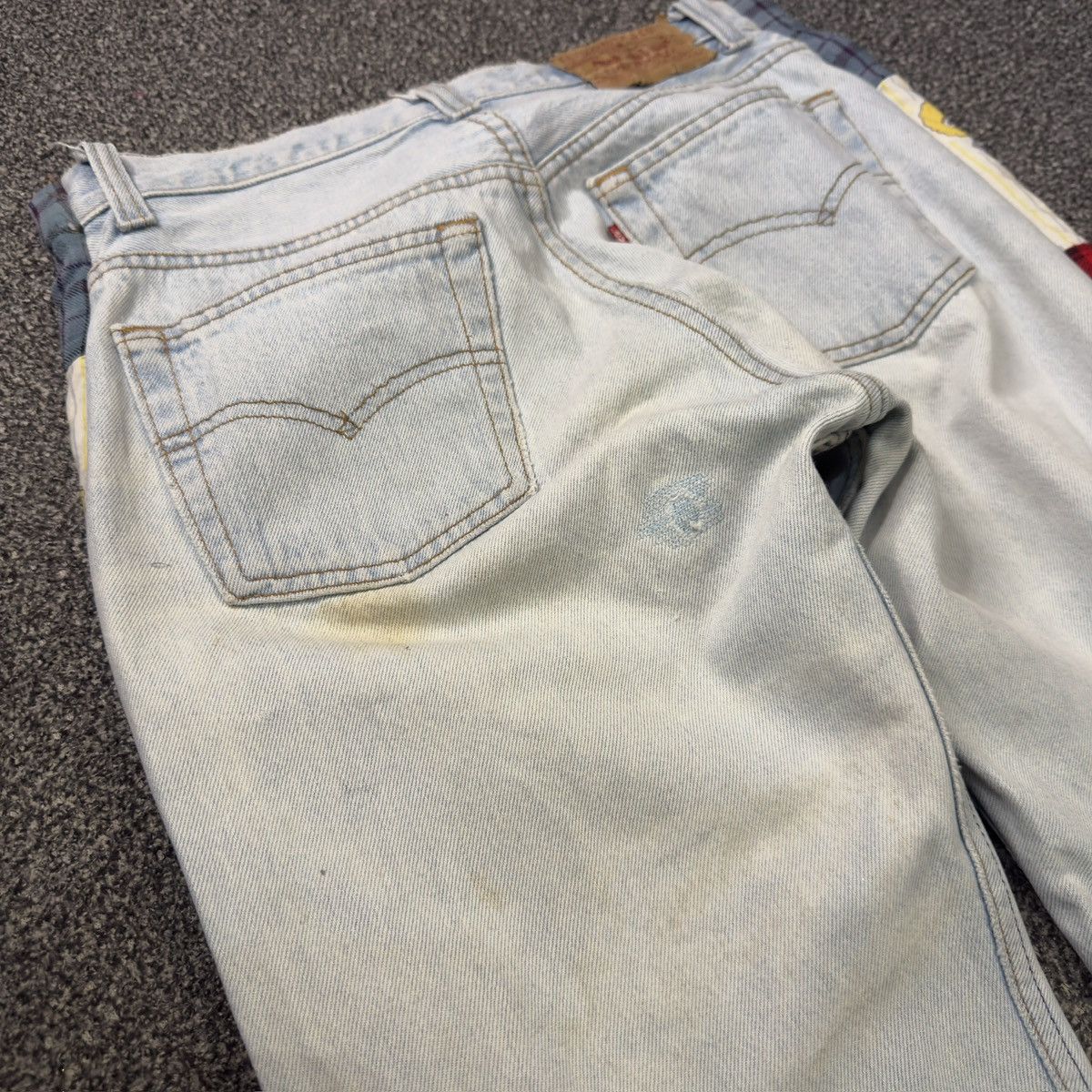 Levi's Vintage 90s Levis Rework Patch Denim W31 Size US 31 - 9 Thumbnail