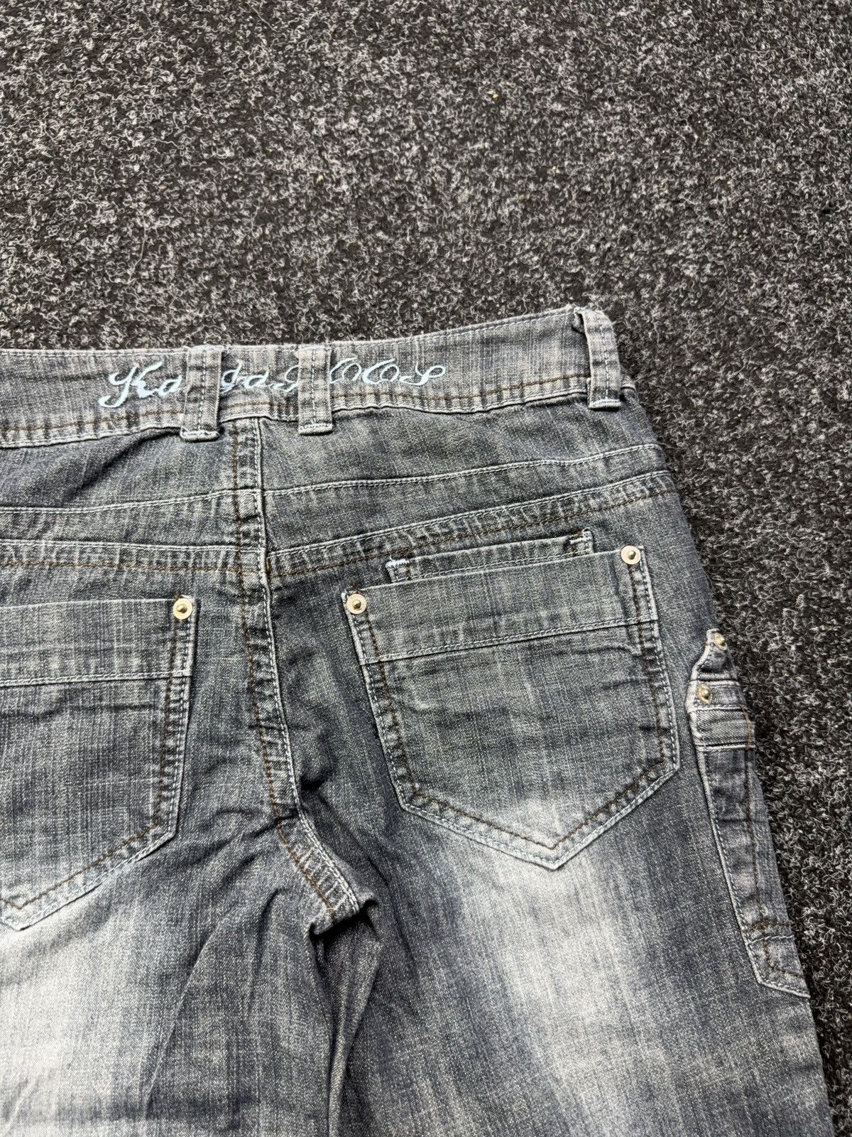 KangaROOS Retro 90s KangaROOS Y2K utility wide leg faded denim jeans Size 28" / US 6 / IT 42 - 15 Thumbnail