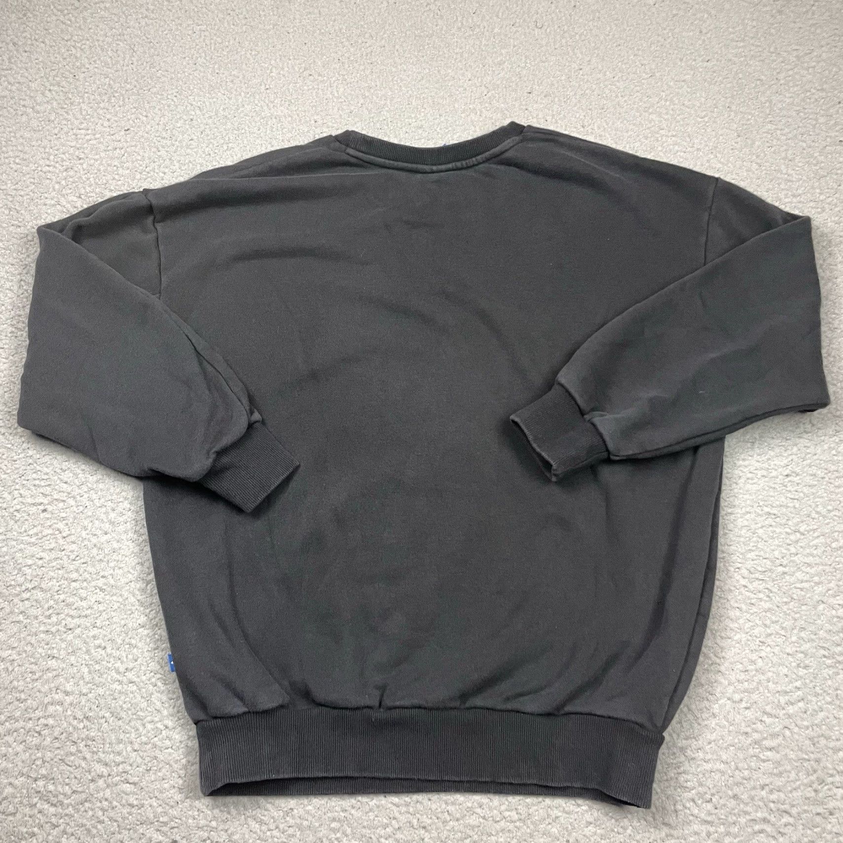 Adidas VINTAGE adidas Sweatshirt Adults Small Black Trefoil Pullover Crew Neck Essential S Men's Sweatshirt Size US S / EU 44-46 / 1 - 6 Thumbnail