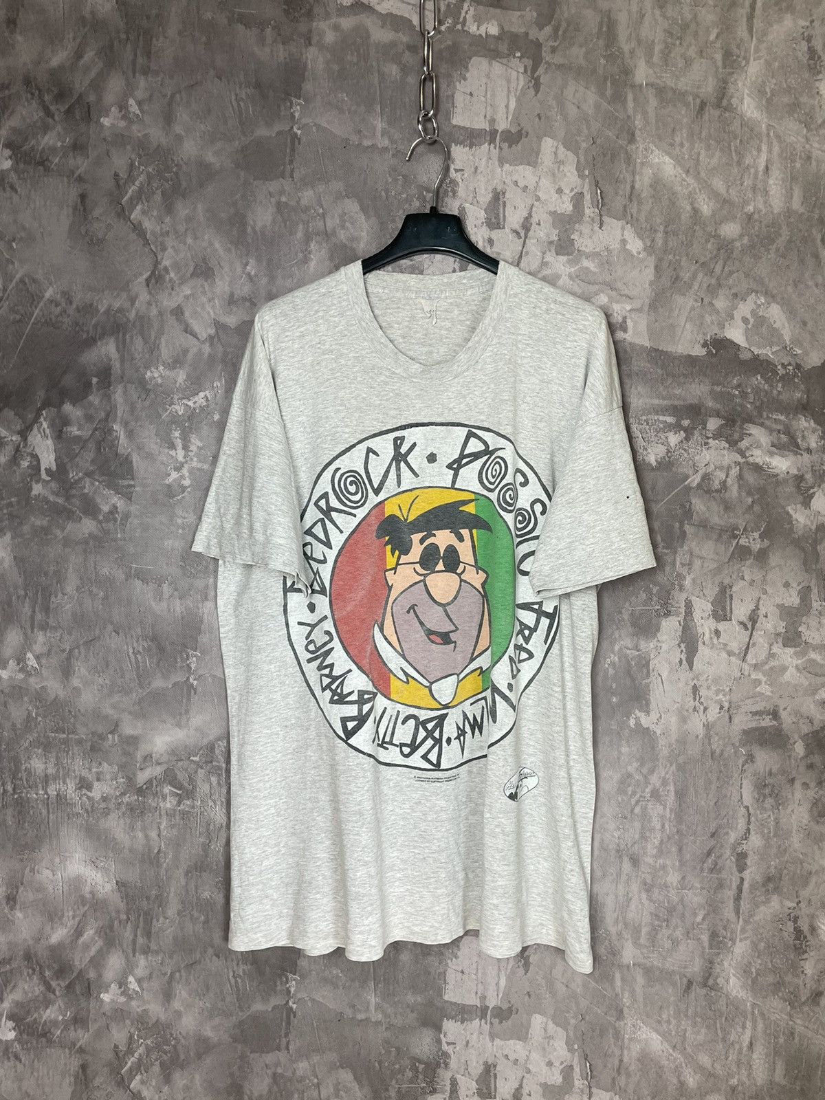 Cartoon Network × Vintage Vintage 1993s The Flintstones the flint band T-shirt tee Size US L / EU 52-54 / 3 - 1 Thumbnail