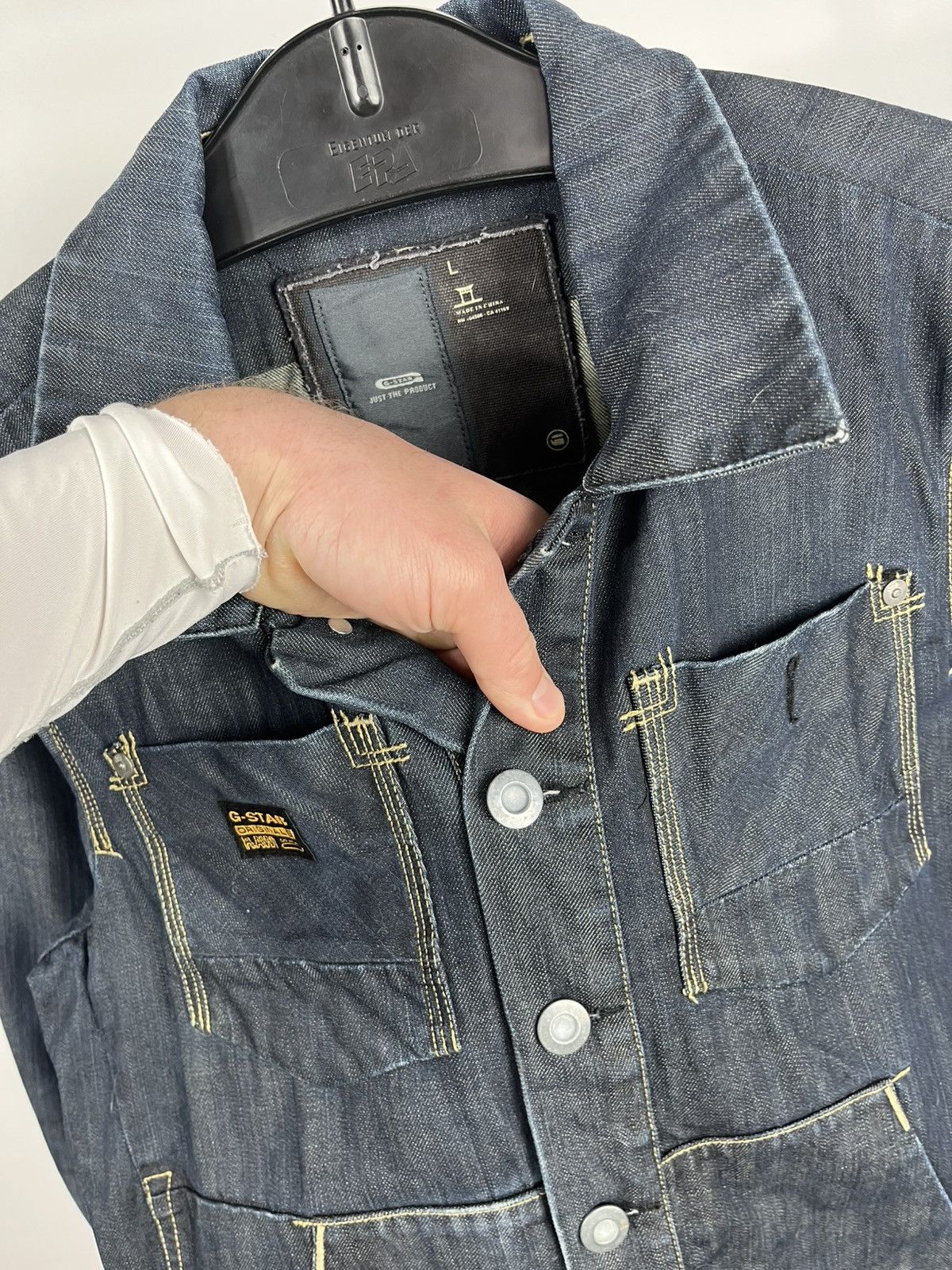 G-Star G Star Raw Denim Multi Pocket Jacket Size L Workwear Size US L / EU 52-54 / 3 - 9 Thumbnail