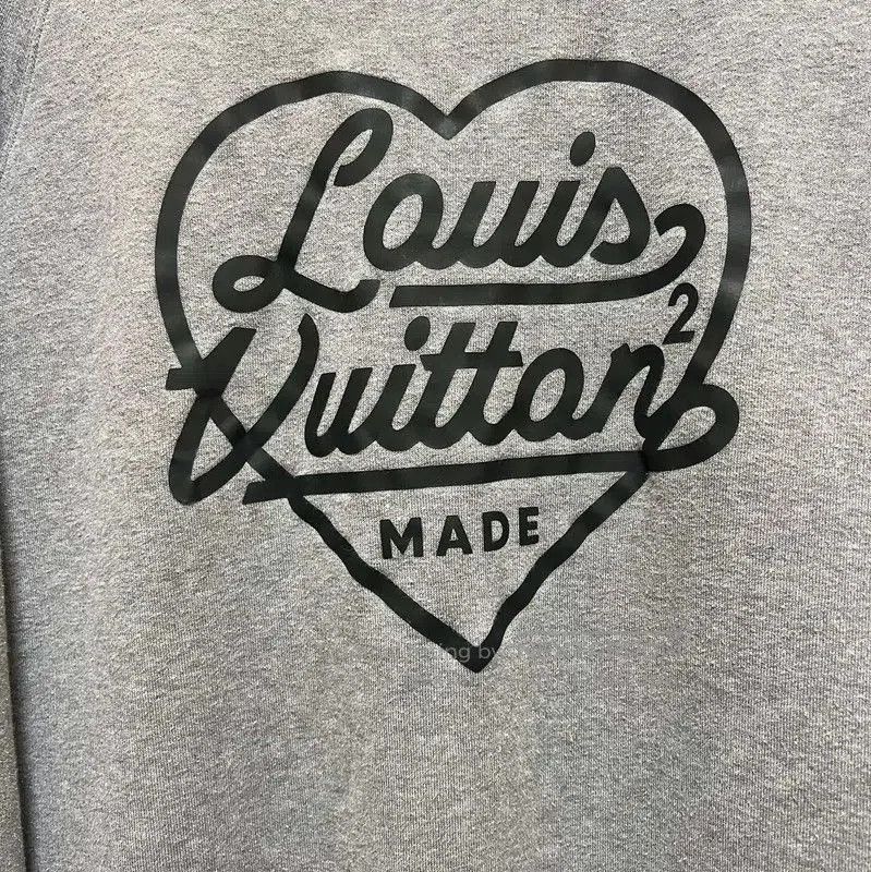 Louis Vuitton Louis Vuitton Gray Logo Cotton Sweatshirt . Size US XXL / EU 58 / 5 - 3 Thumbnail