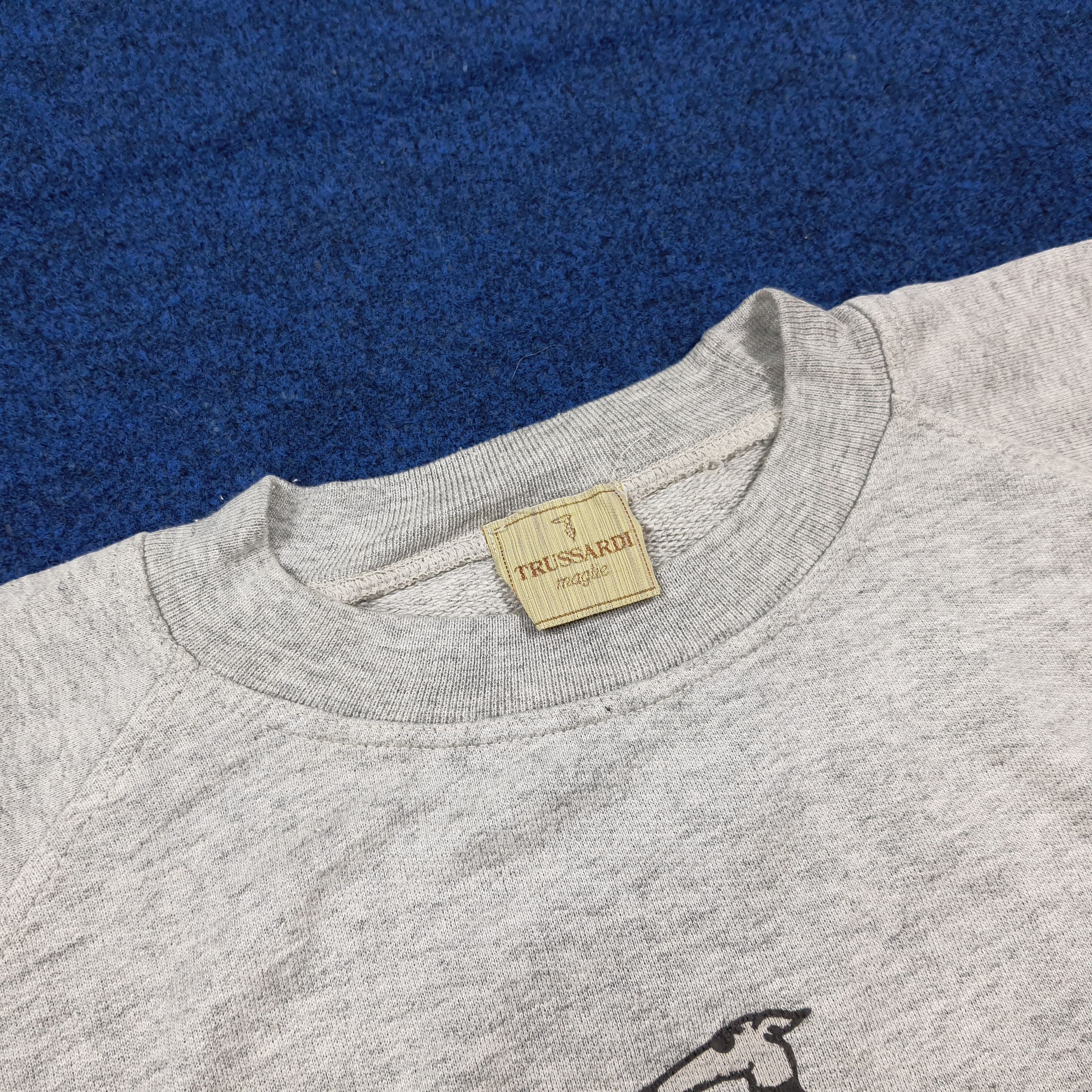 Trussardi Vintage Trussardi Maglie Sweatshirt Pullover C279N16 Size US L / EU 52-54 / 3 - 5 Thumbnail