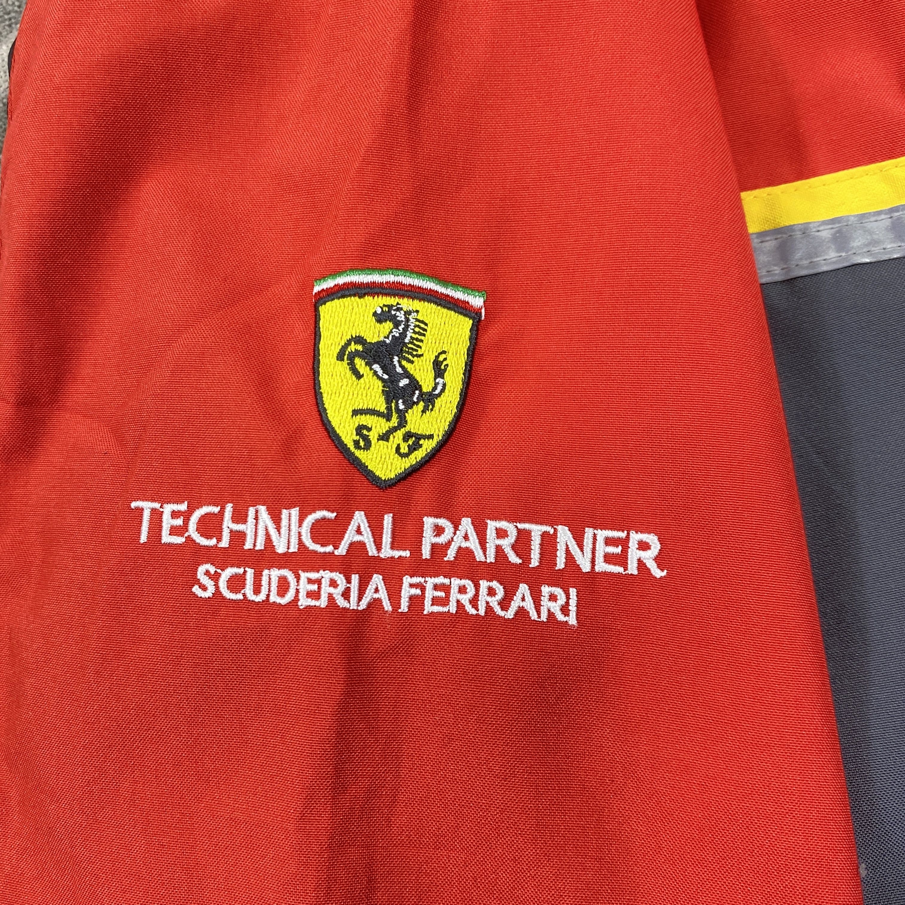 Ferrari Vintage FERRARI X SHELL HELIX Zipper Jacket Coverall- J527 Size US 31 - 11 Thumbnail