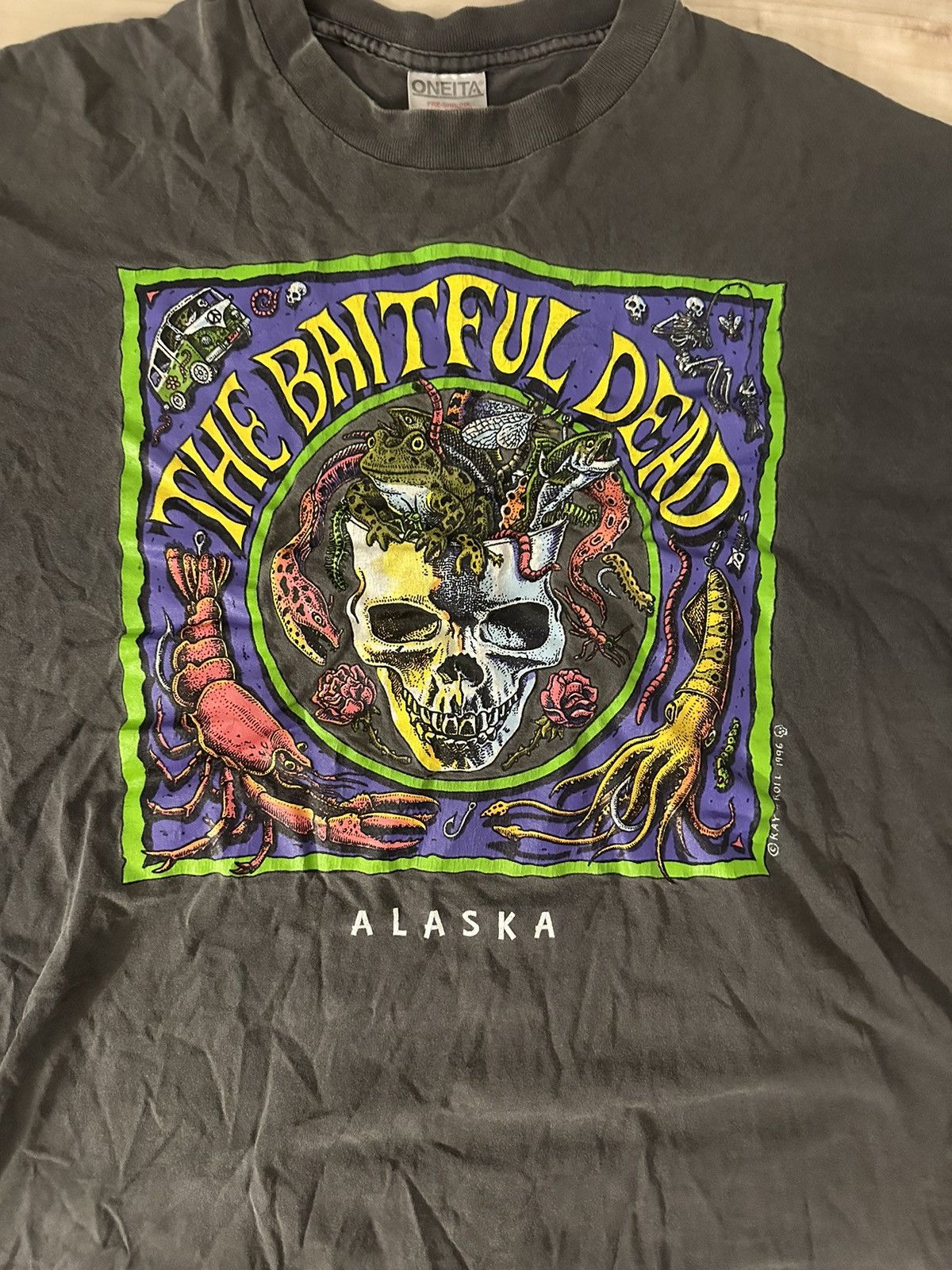 Vintage Ray Troll Baitful Dead Vintage T-Shirt XXL Size US XXL / EU 58 / 5 - 2 Thumbnail