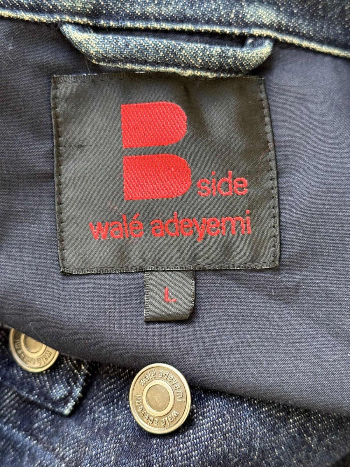 Japanese Brand × Vintage Wale Adeyemi B Side Mens Japan Denim Jacket Size US L / EU 52-54 / 3 - 8 Thumbnail