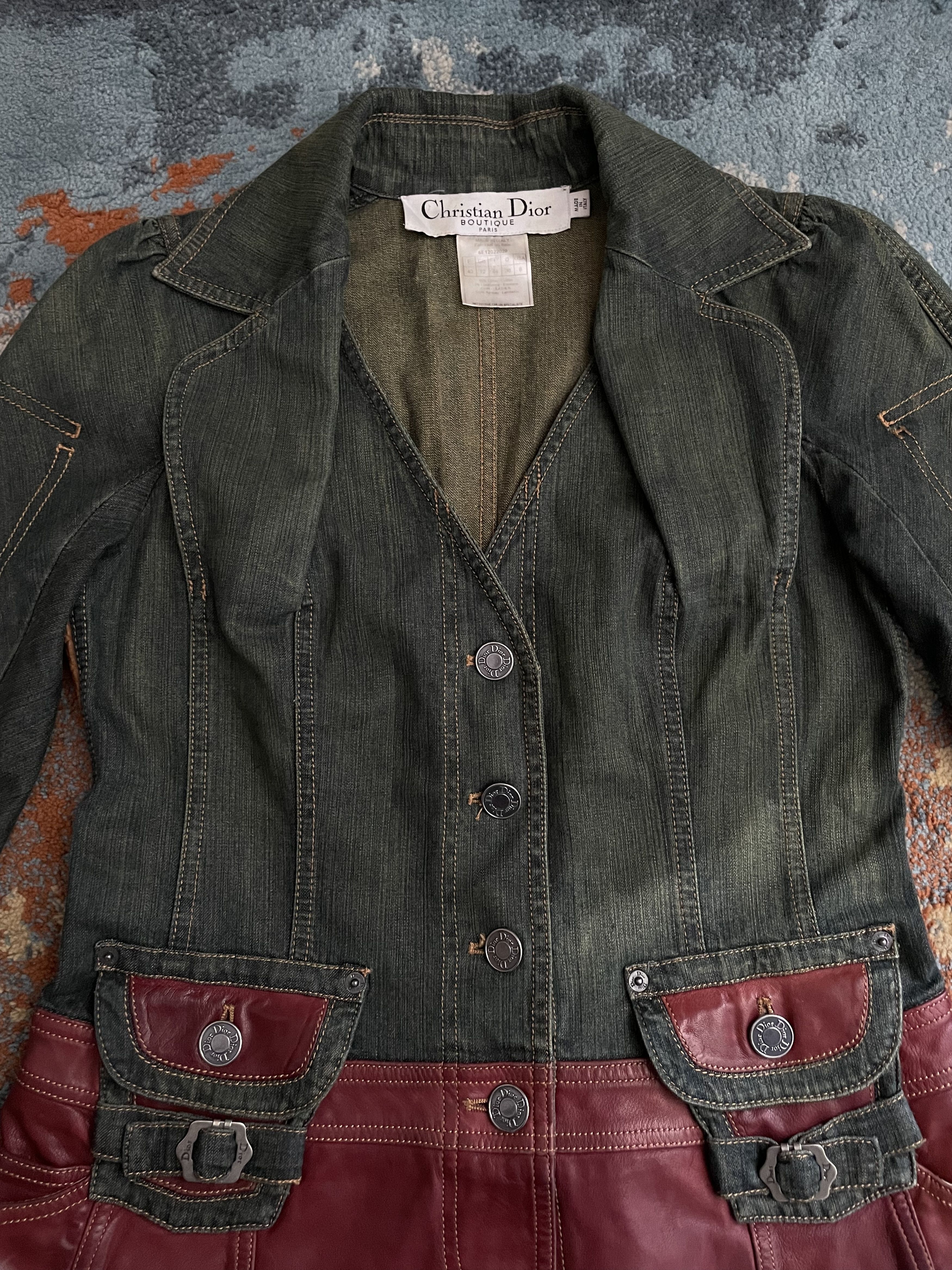 Christian Dior Monsieur Christian Dior SS2006 Archival Jacket by John Galliano Size M / US 6-8 / IT 42-44 - 2 Thumbnail