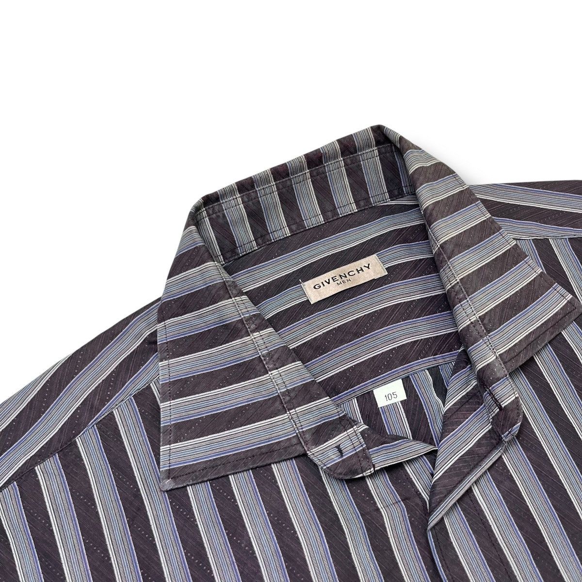 Givenchy Givenchy Men Striped long sleeve button ups shirt Size US L / EU 52-54 / 3 - 3 Thumbnail