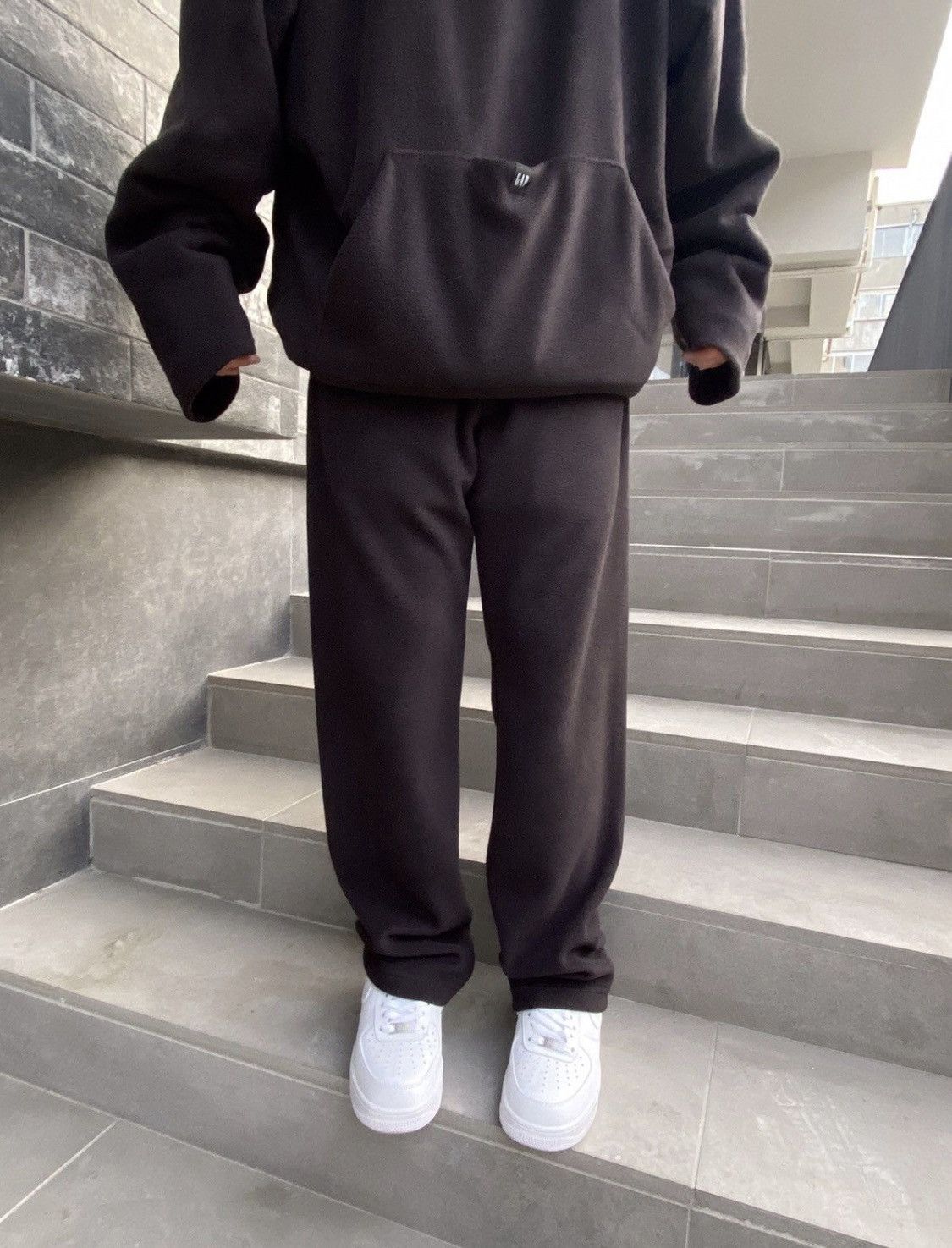 パンツ Yeezy Gap Polar Fleece Pant Black Yeezy Gap H10 Polar Fleece Black Pants- Men's Medium Zipper
