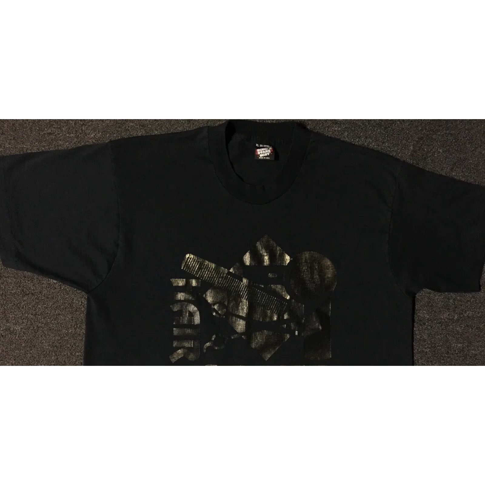 Vintage Vtg 90s Hair Stylist Faded Shirt XL USA Barber Comb Scissors Salon Grunge 80s Shirt XL Black USA Hair Barber Grunge 90s Vintage Size US XL / EU 56 / 4 - 5 Thumbnail