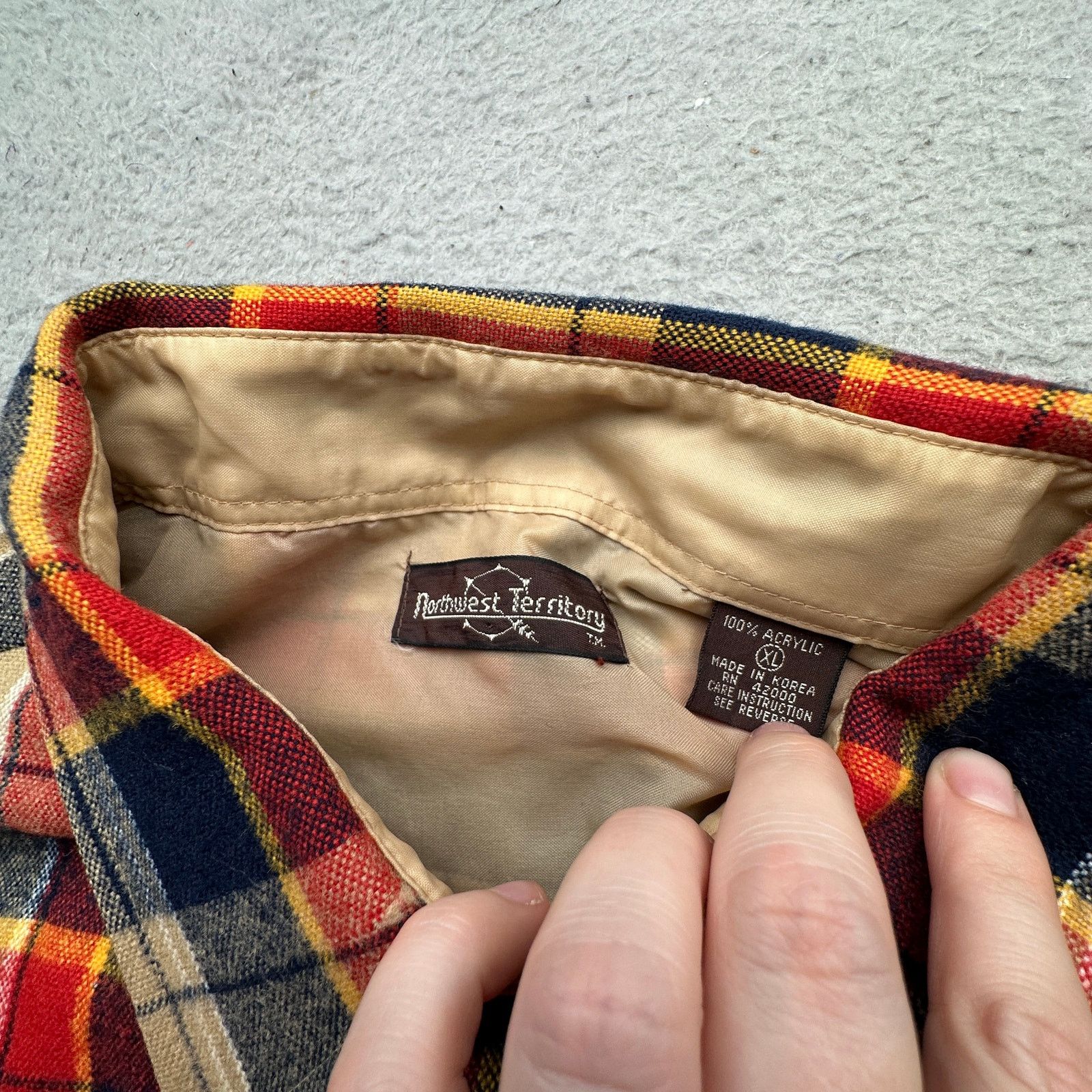 Northwest Territory Vintage Northwest Territory Red Plaid Flannel Shirt Mens XL Size US XL / EU 56 / 4 - 3 Thumbnail