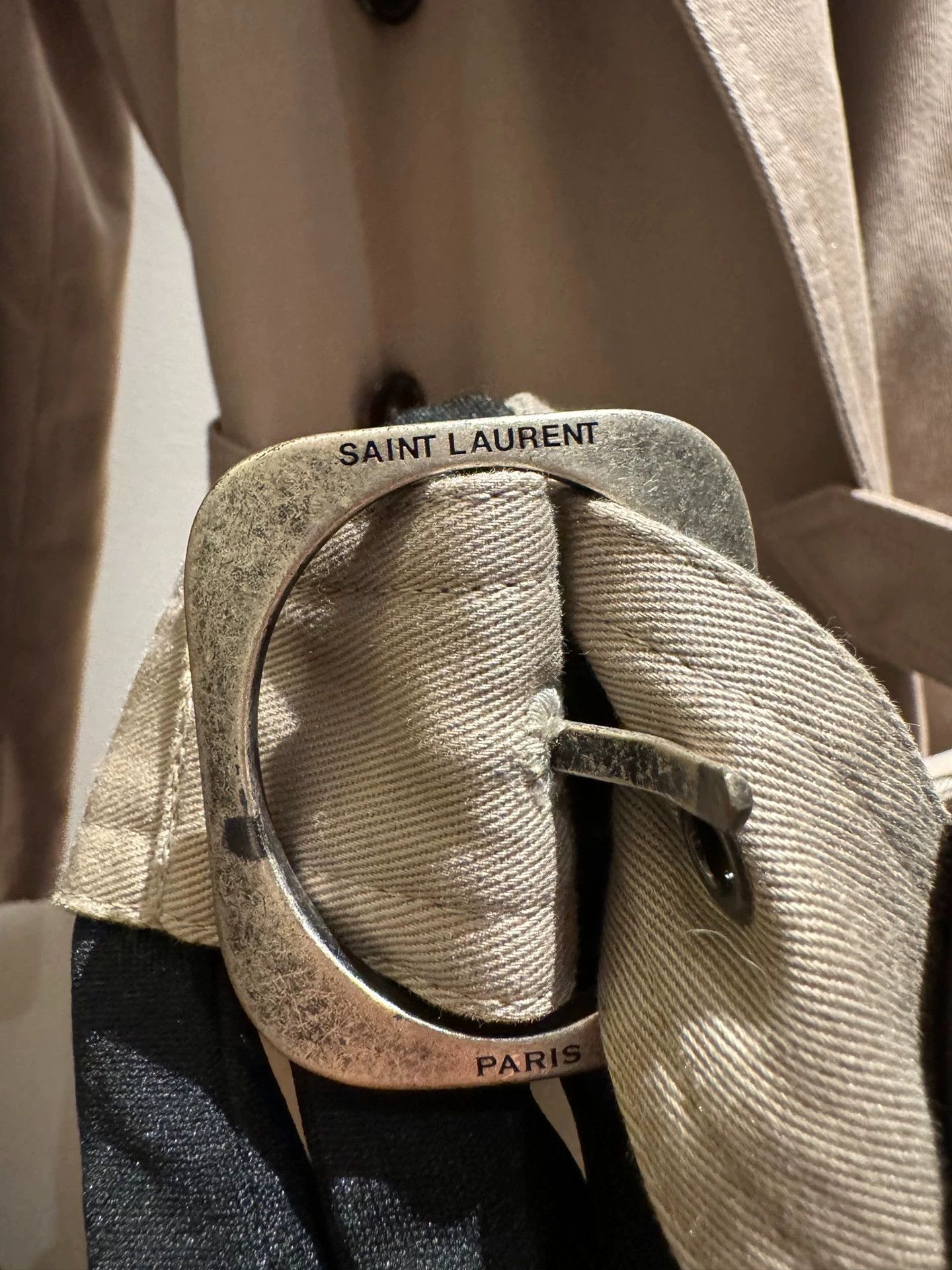 Saint Laurent Paris Saint Laurent 18AW Women's Trench Coat Orange 36 Size XS / US 0-2 / IT 36-38 - 4 Thumbnail