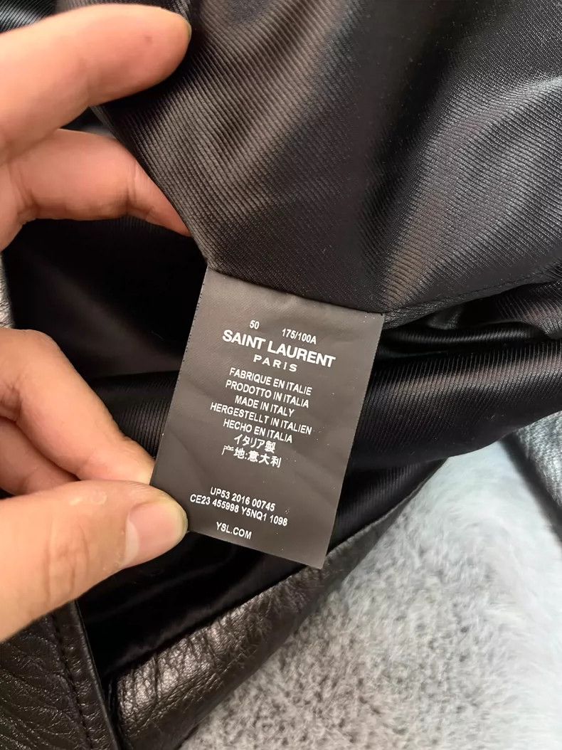 Saint Laurent Paris Saint laurent 16 Autumn and Winter Back Blood Teeth L17 Mot Size US M / EU 48-50 / 2 - 6 Thumbnail