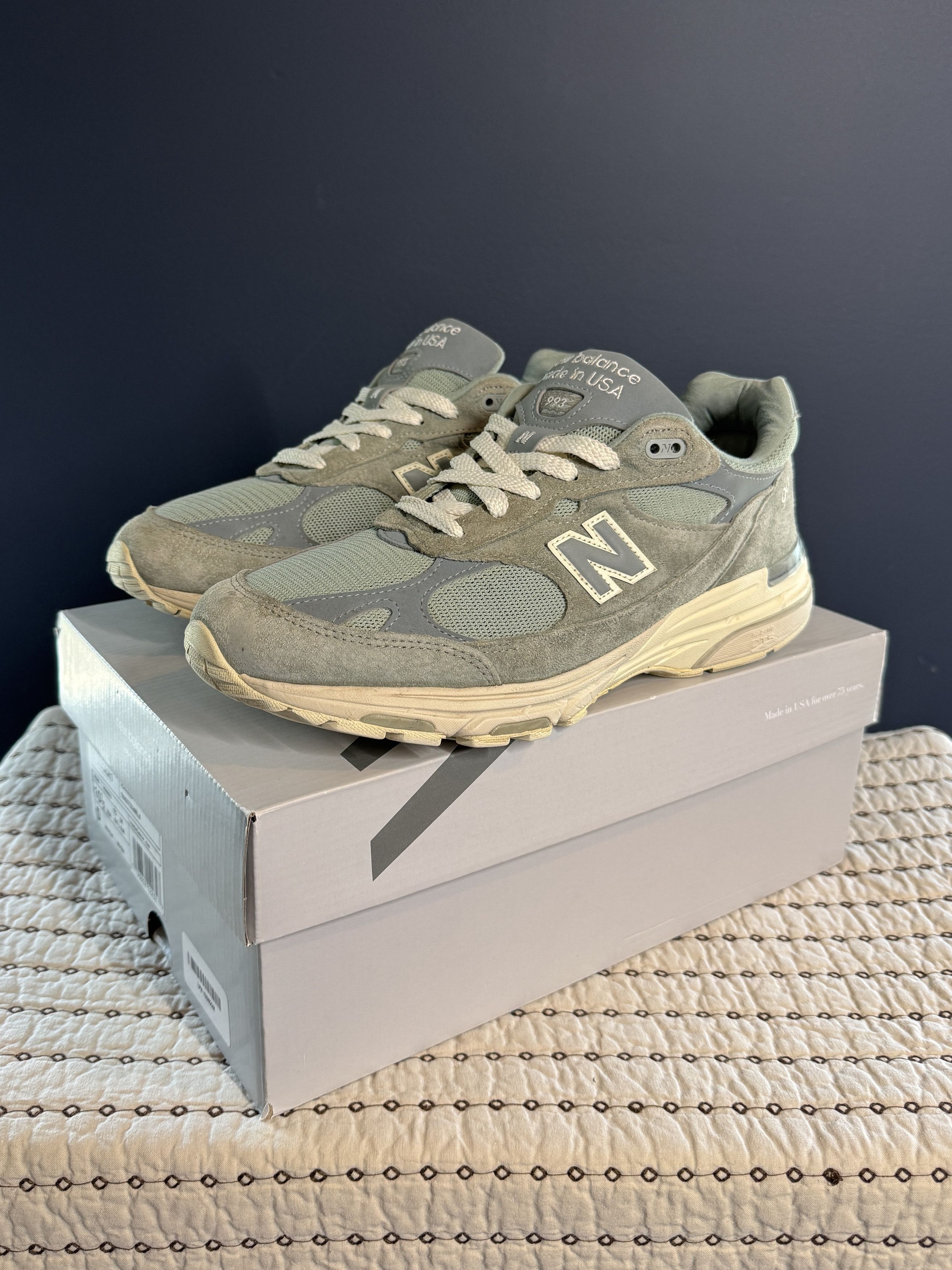 Kith × New Balance 2022 KITH X NEW BALANCE 993 PISTACHIO MADE IN USA SIZE 10.5 Size US 10.5 / EU 43-44 - 6 Thumbnail