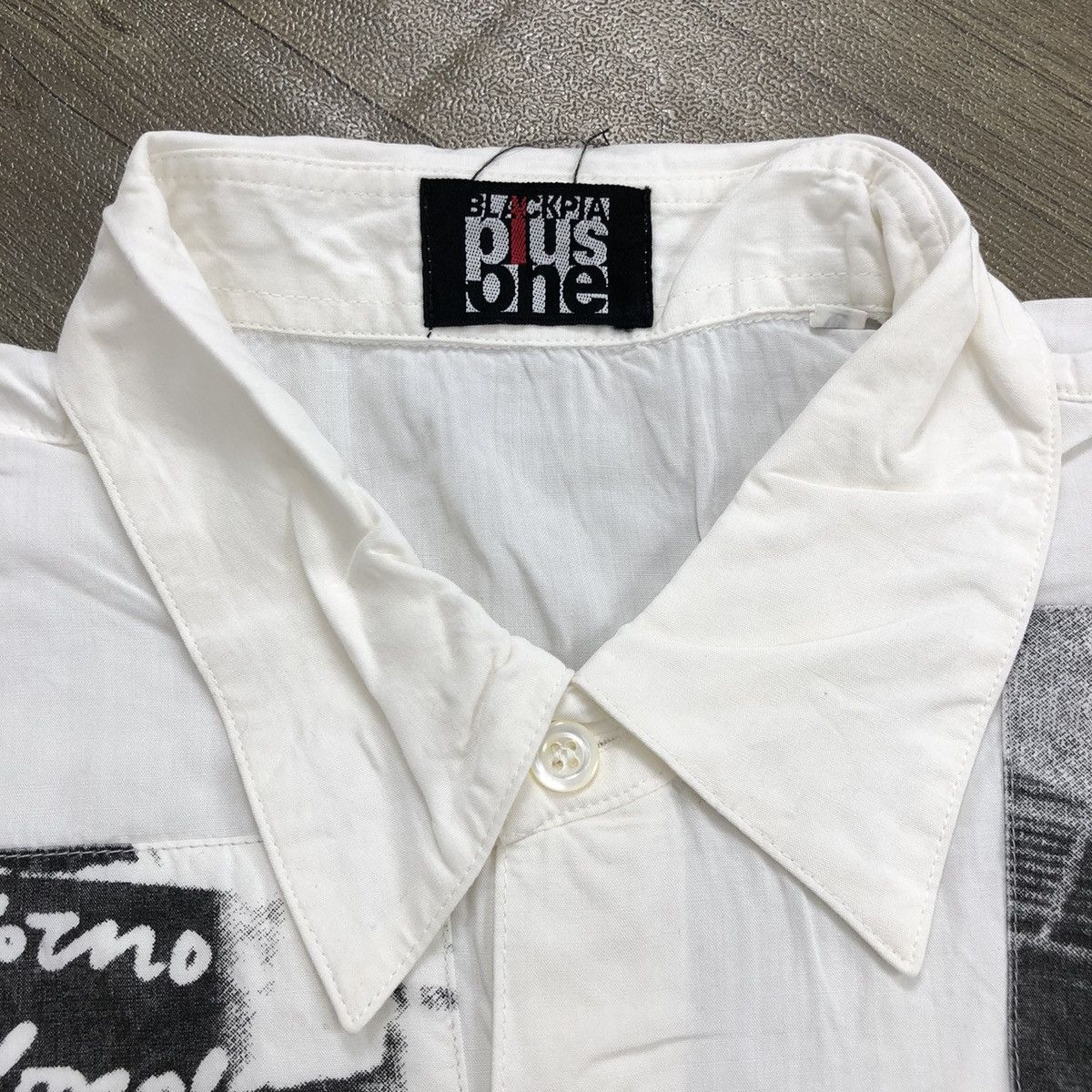 If Six Was Nine × Japanese Brand × Le Grande Bleu (L.G.B.) 2000s Plus One Poem Skulls Patch Gothic Goa Style Button Up Size US L / EU 52-54 / 3 - 4 Thumbnail
