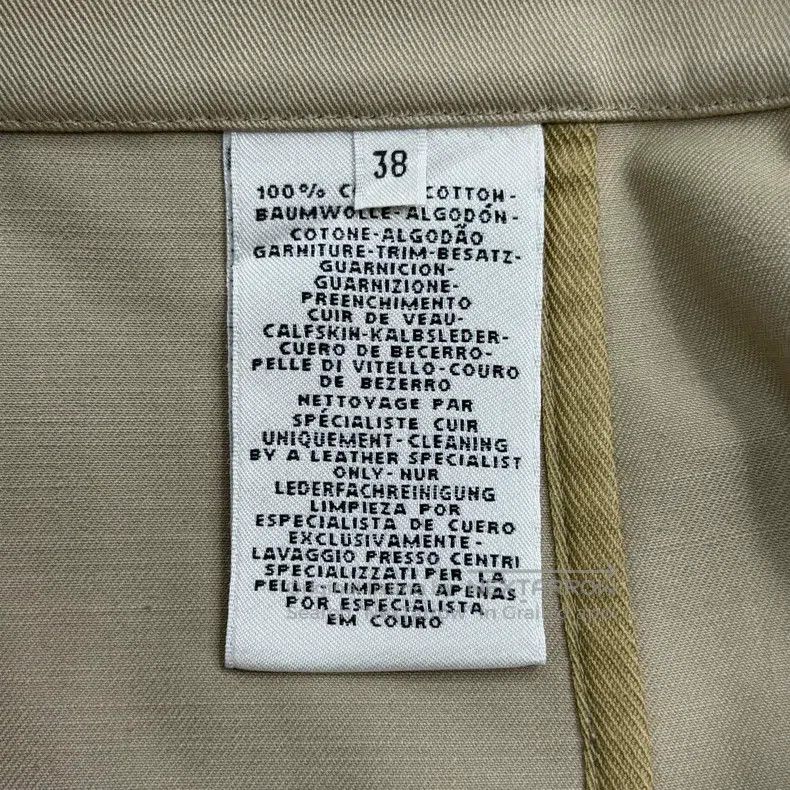 Hermes Hermes Khaki Color Leather Buckle Cargo Skirt Size 25" / US 0 / IT 36 - 6 Thumbnail