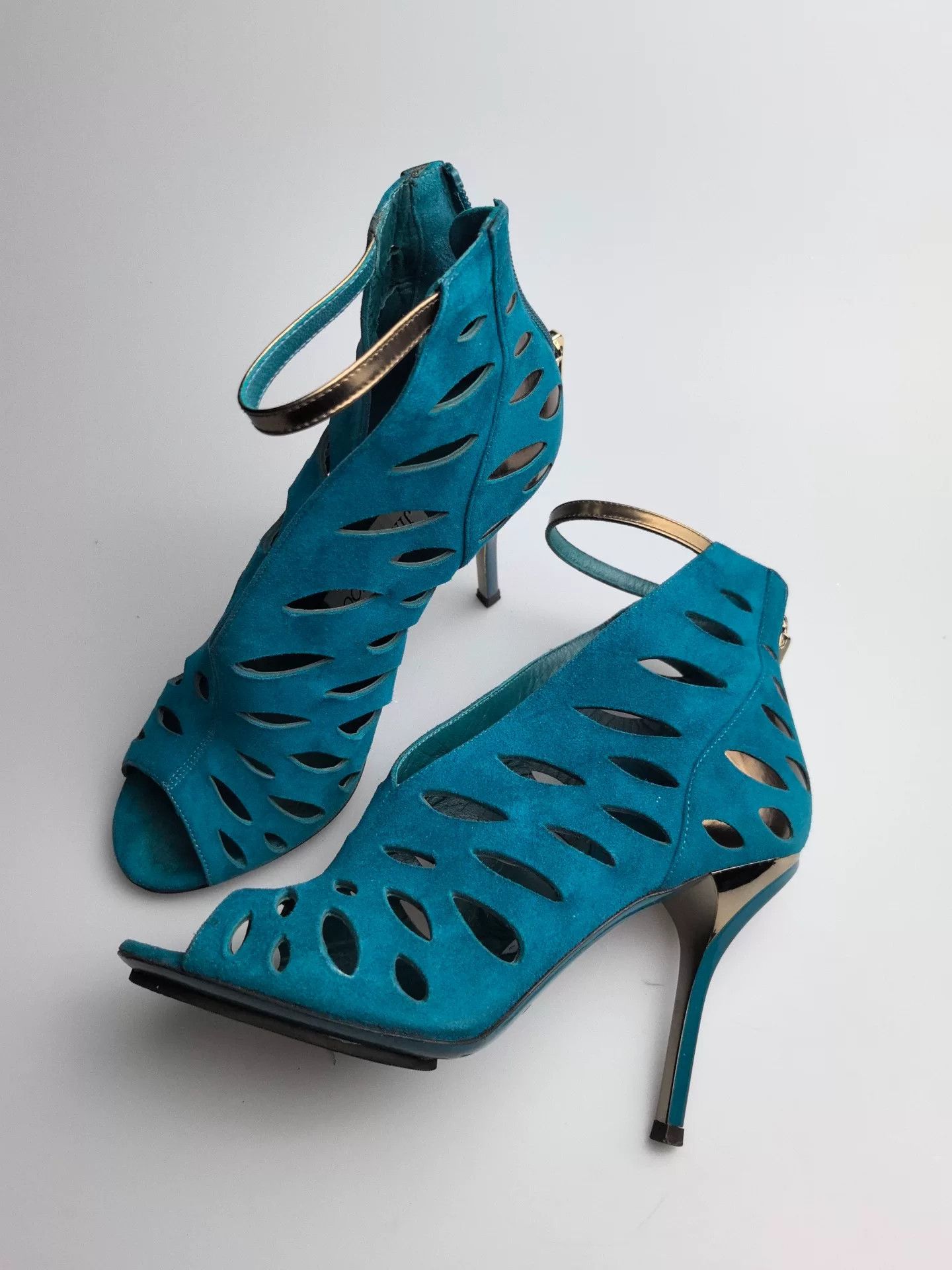 Jimmy Choo Jimmy Choo Green Sandals us_5 Women Size US 5 / IT 35 - 1 Thumbnail