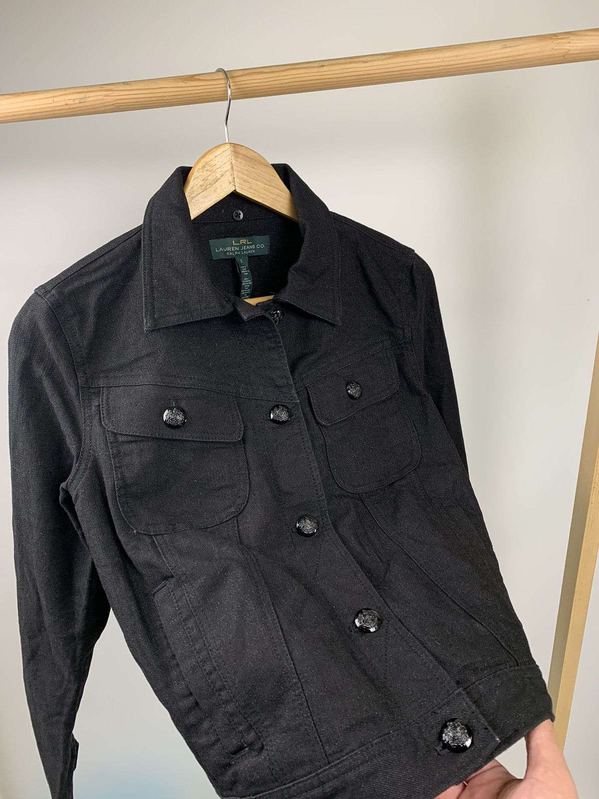Designer × Lauren Ralph Lauren × RRL Ralph Lauren Lauren Ralph Lauren LRL Diamond Denim Jacket Size S / US 4 / IT 40 - 2 Thumbnail