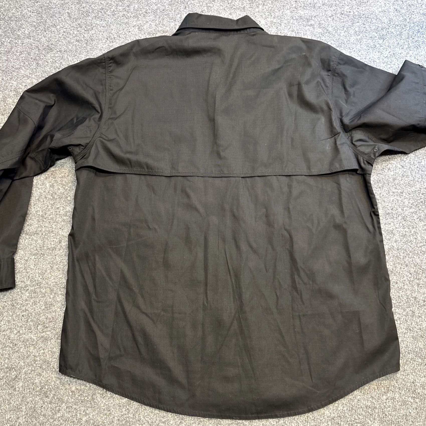 Vintage 5.11 Tactical Twill TDU Long Sleeve Shirt Mens XL Black Button Up Pockets Size US XL / EU 56 / 4 - 6 Thumbnail