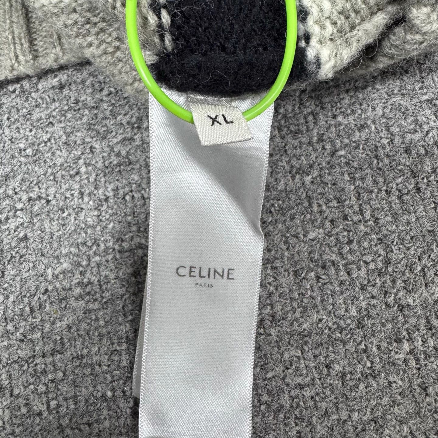 Celine Celine Striped Triumph Logo Sweater XL 99 New Size US XL / EU 56 / 4 - 7 Thumbnail