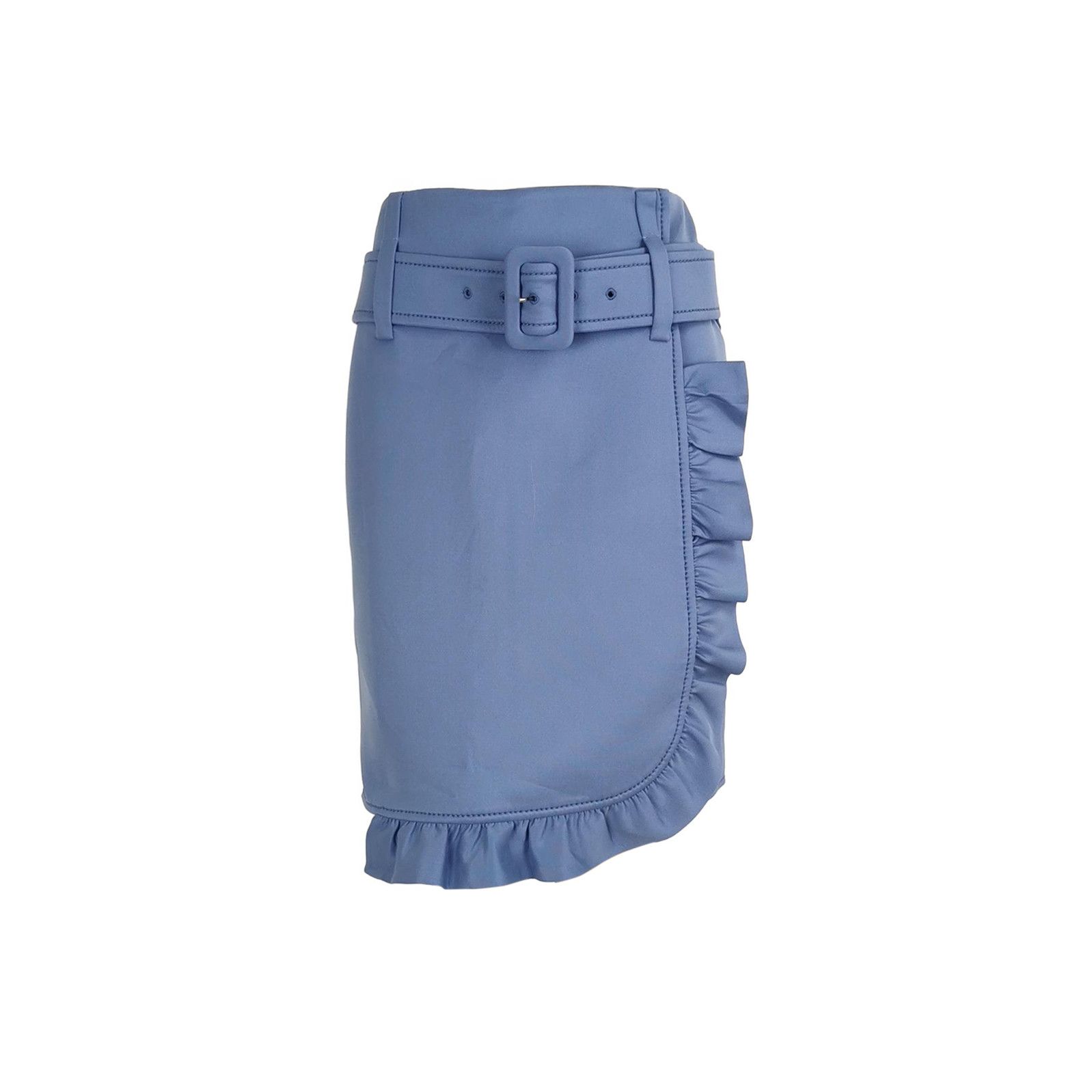 Prada Prada Solid Color Ruffled Skirt Size 36 0089 Size 36" / US 14 / IT 50 - 1 Thumbnail