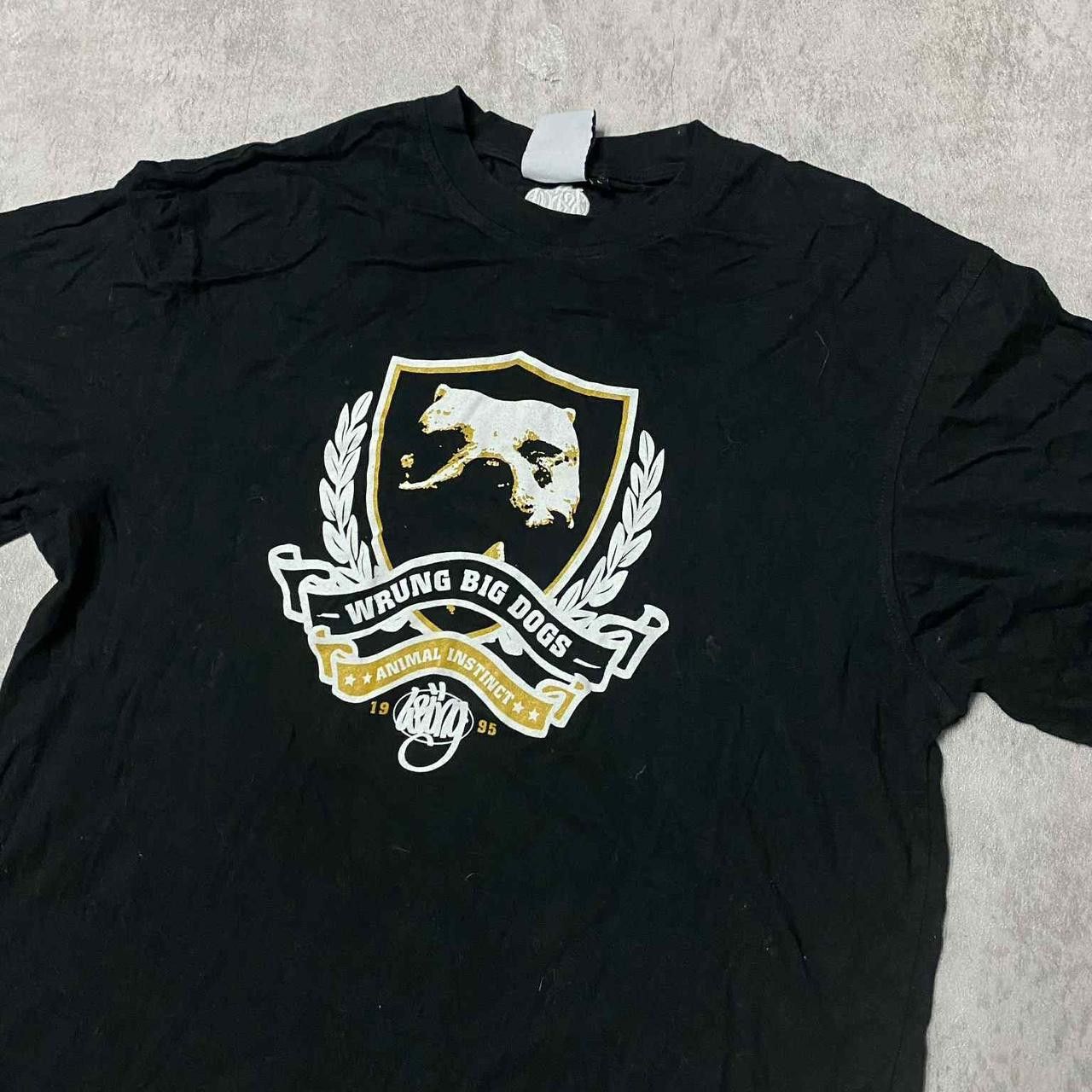 Other Black and gold Y2K Big Dogs graphic tee #grunge Size US L / EU 52-54 / 3 - 2 Thumbnail