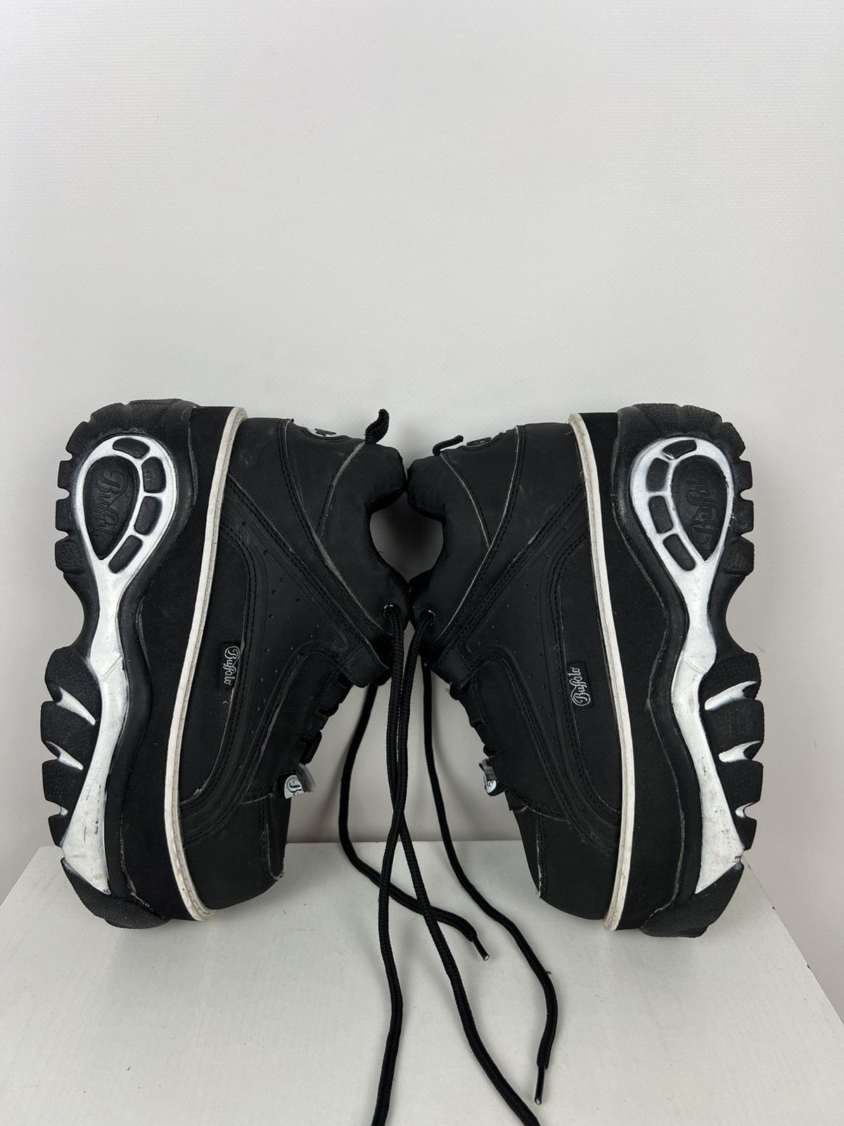 Buffalo London Rare Buffalo High Platform Boot Shoes Black Size 37 Size US 7 / IT 37 - 2 Thumbnail