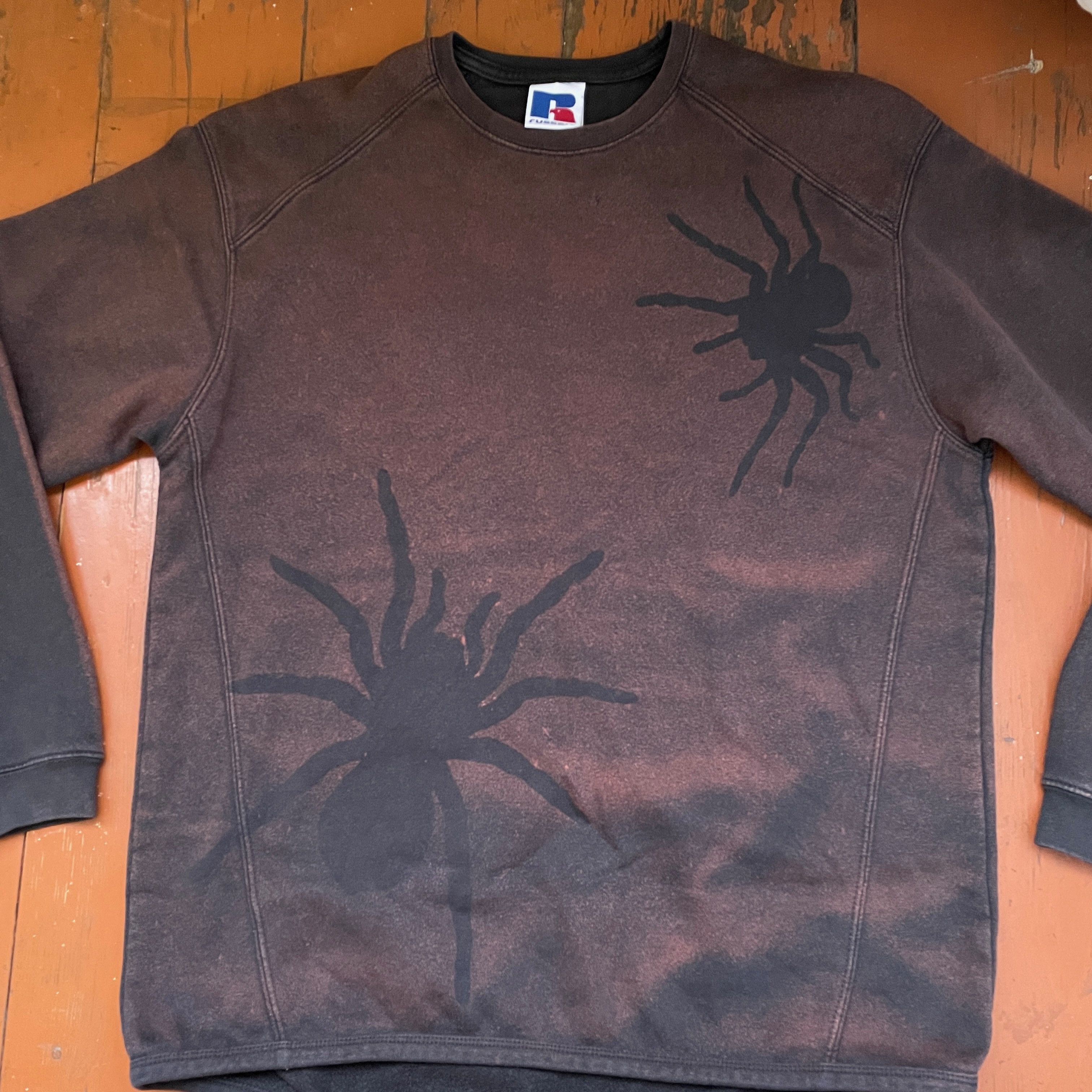 Russell Athletic Vintage faded Rusell sweatshirt spider patern opium faded Size US M / EU 48-50 / 2 - 3 Thumbnail