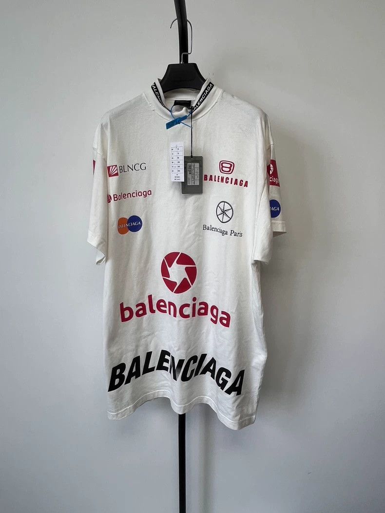 Balenciaga Balenciaga size 1 Logo monogram printed casual short sleeve Size US XS / EU 42 / 0 - 1 Thumbnail