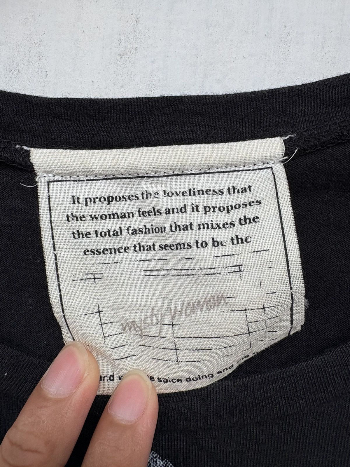 Japanese Brand Mysty Woman Poem Longslevee Japanese Brand Size US S / EU 44-46 / 1 - 6 Thumbnail