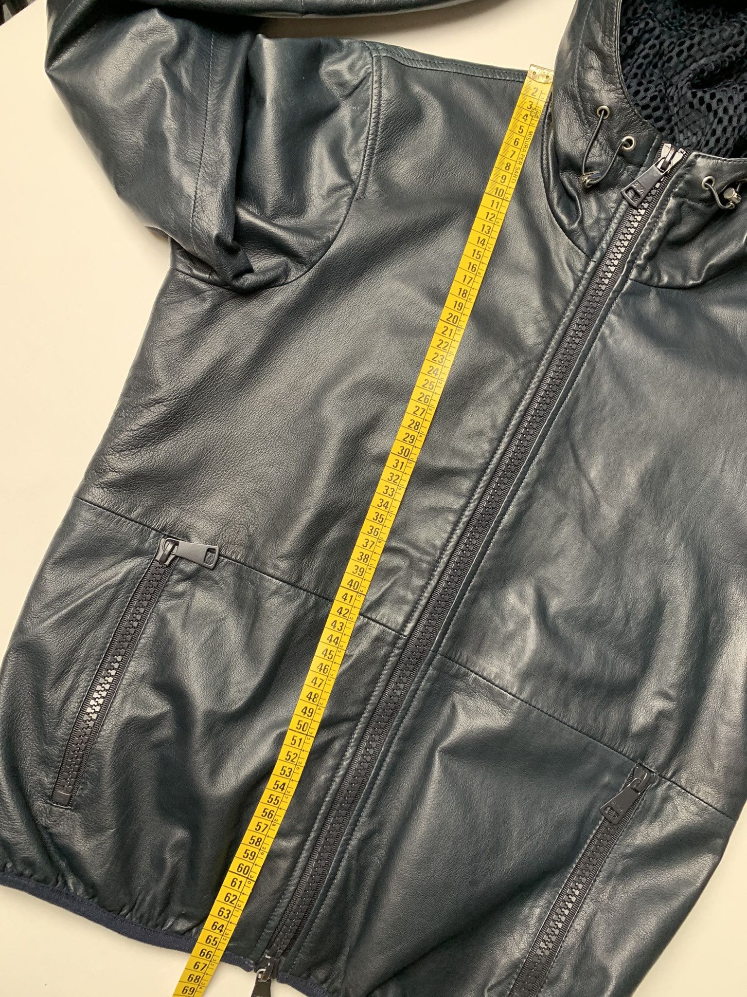 Emporio Armani Emporio Armani sheep leather hooded jacket Size US M / EU 48-50 / 2 - 15 Thumbnail