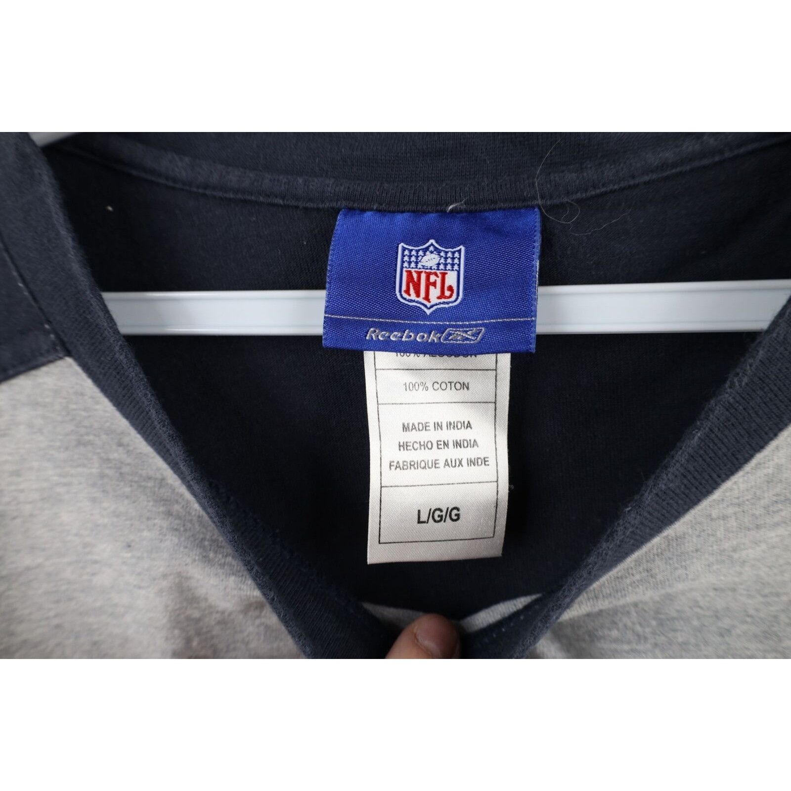 Reebok × Vintage Vintage Reebok Faded Chicago Bears Football T-Shirt Size US L / EU 52-54 / 3 - 9 Thumbnail