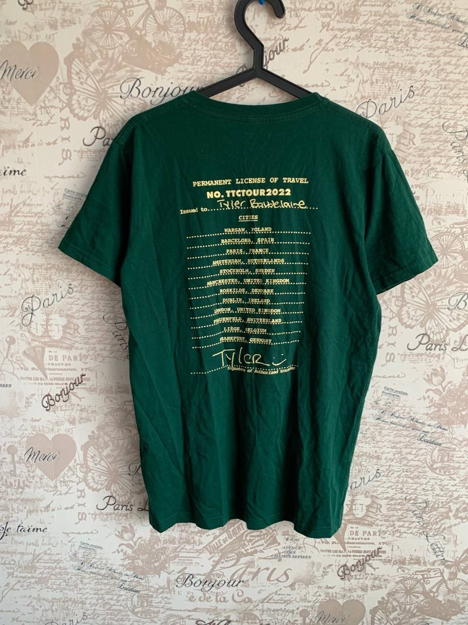 Band Tees Call me if you get lost tour Tyler The Creator t shirt Size US M / EU 48-50 / 2 - 4 Thumbnail