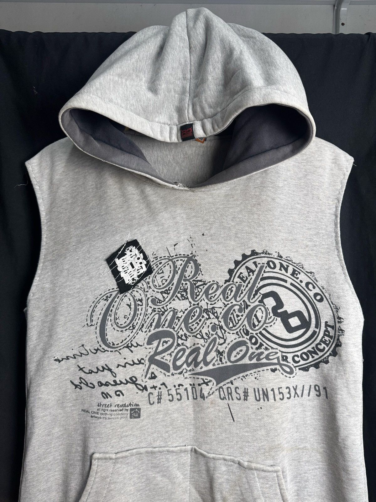 If Six Was Nine × Japanese Brand × Le Grande Bleu (L.G.B.) Japanese Tanktop Hoodie Poem 2000s Size US M / EU 48-50 / 2 - 2 Thumbnail