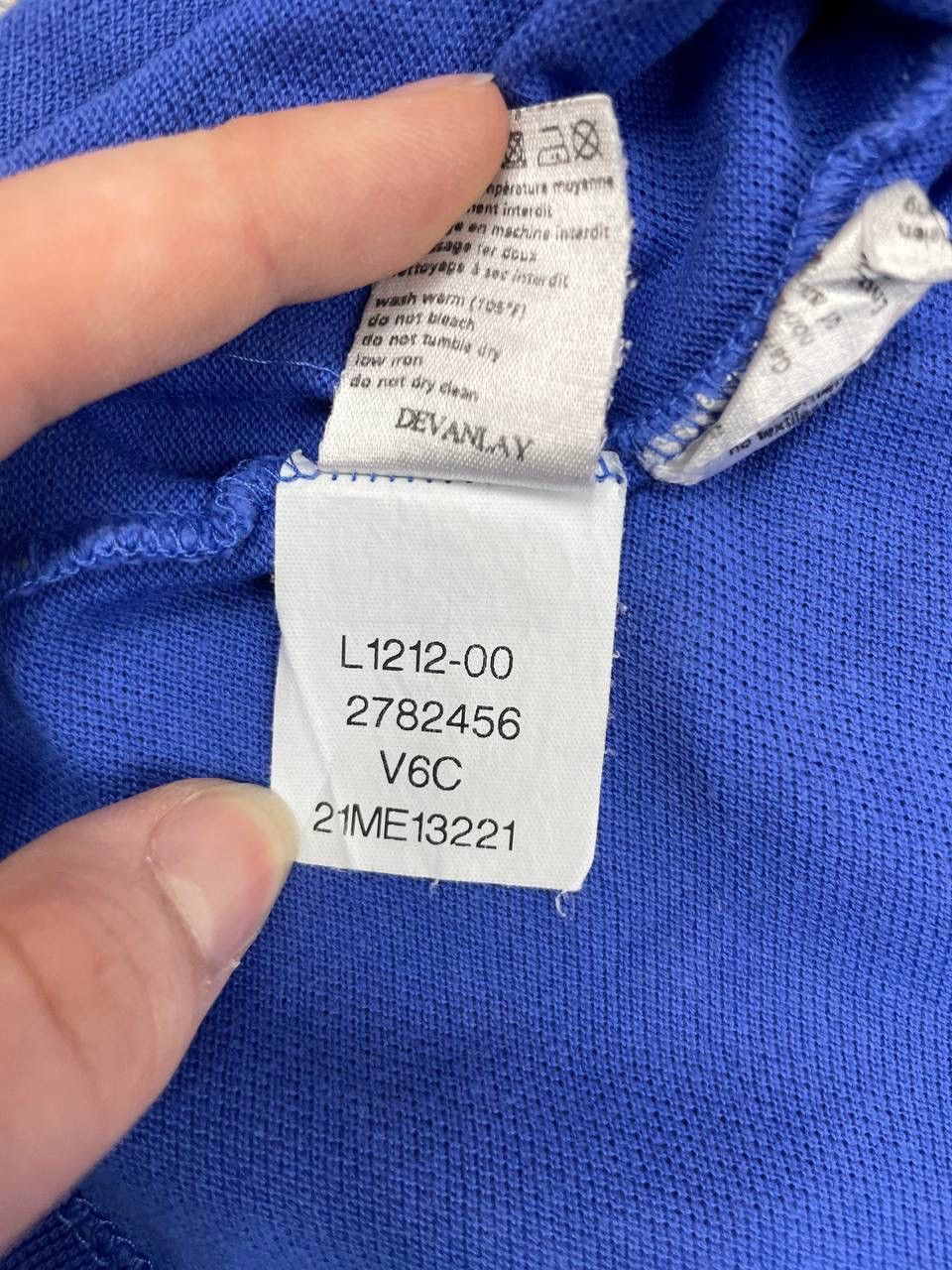 Lacoste Lacoste Men Cotton Polo Shirt Blue Short Sleeve Size XL Size US XL / EU 56 / 4 - 7 Thumbnail