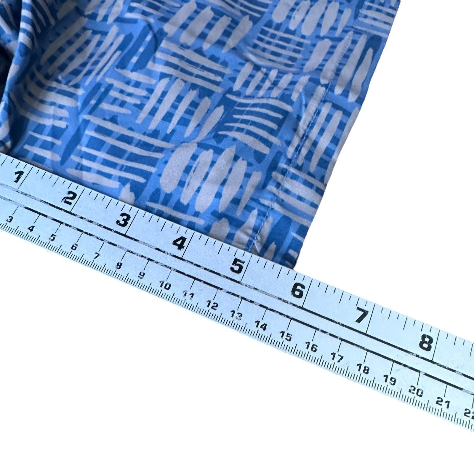 Southern Marsh Southern Marsh Swim Trunks Shorts Men 3X Blue Gray Geometric Size US 44 / EU 60 - 9 Thumbnail