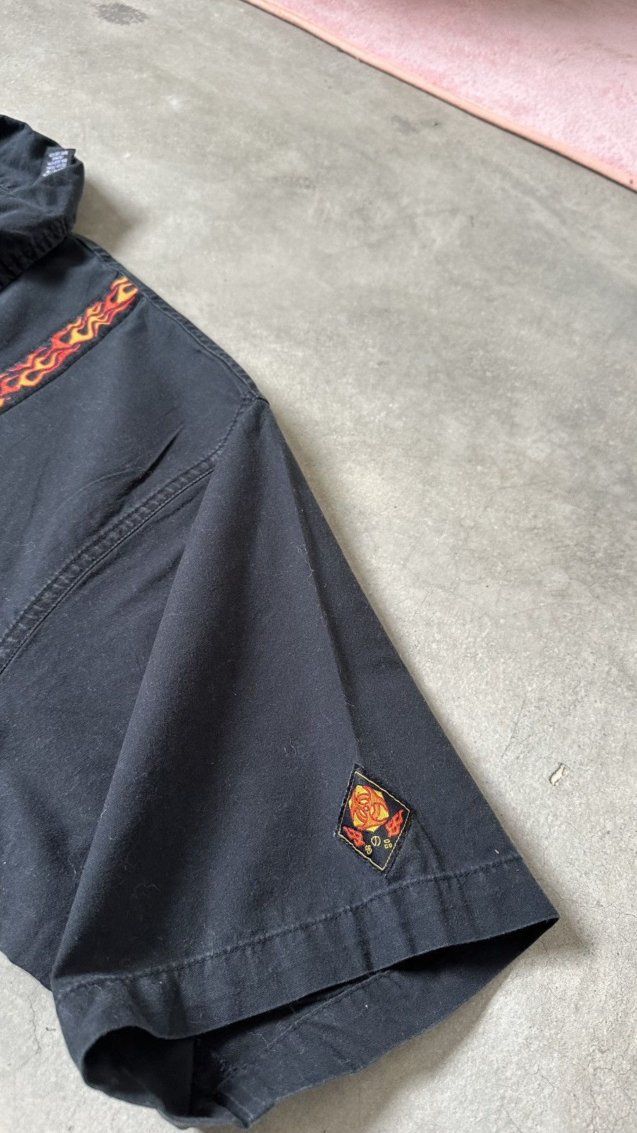 Vintage VINTAGE NO BOUNDARIES FLAME SHIRT Size US L / EU 52-54 / 3 - 5 Thumbnail