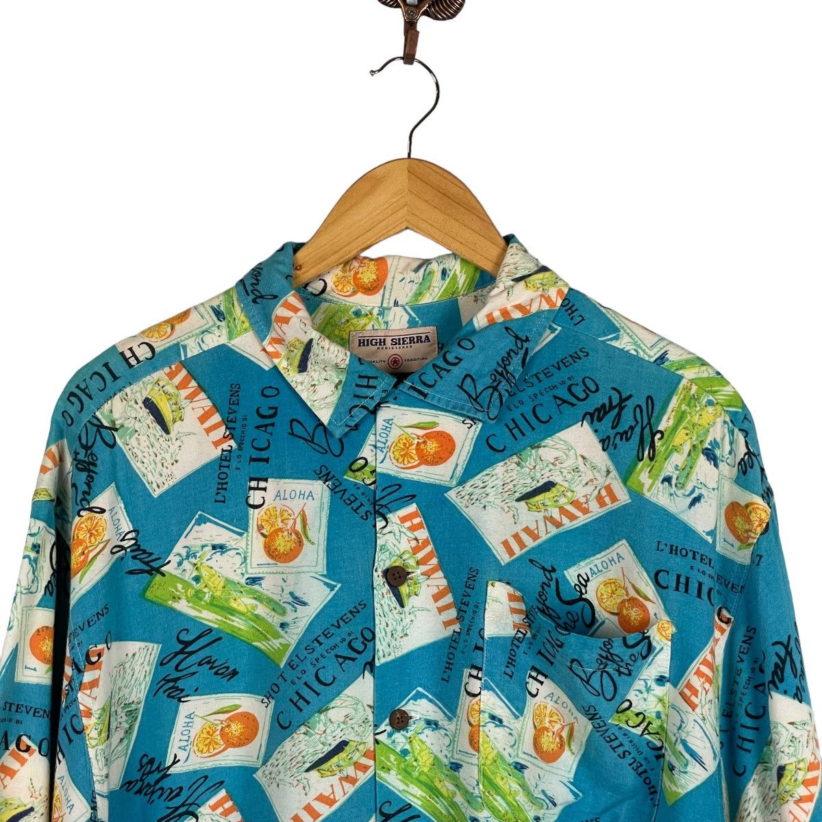 High Sierra 🔥LAST PRICE🔥 VTG High Sierra Chicago L’Hotel Rayon Shirt Size US M / EU 48-50 / 2 - 3 Thumbnail