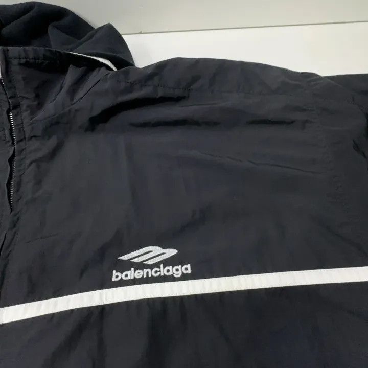 Balenciaga Balenciaga Logo Zip Long Sleeve Jacket 0079-2507 Size US L / EU 52-54 / 3 - 4 Thumbnail